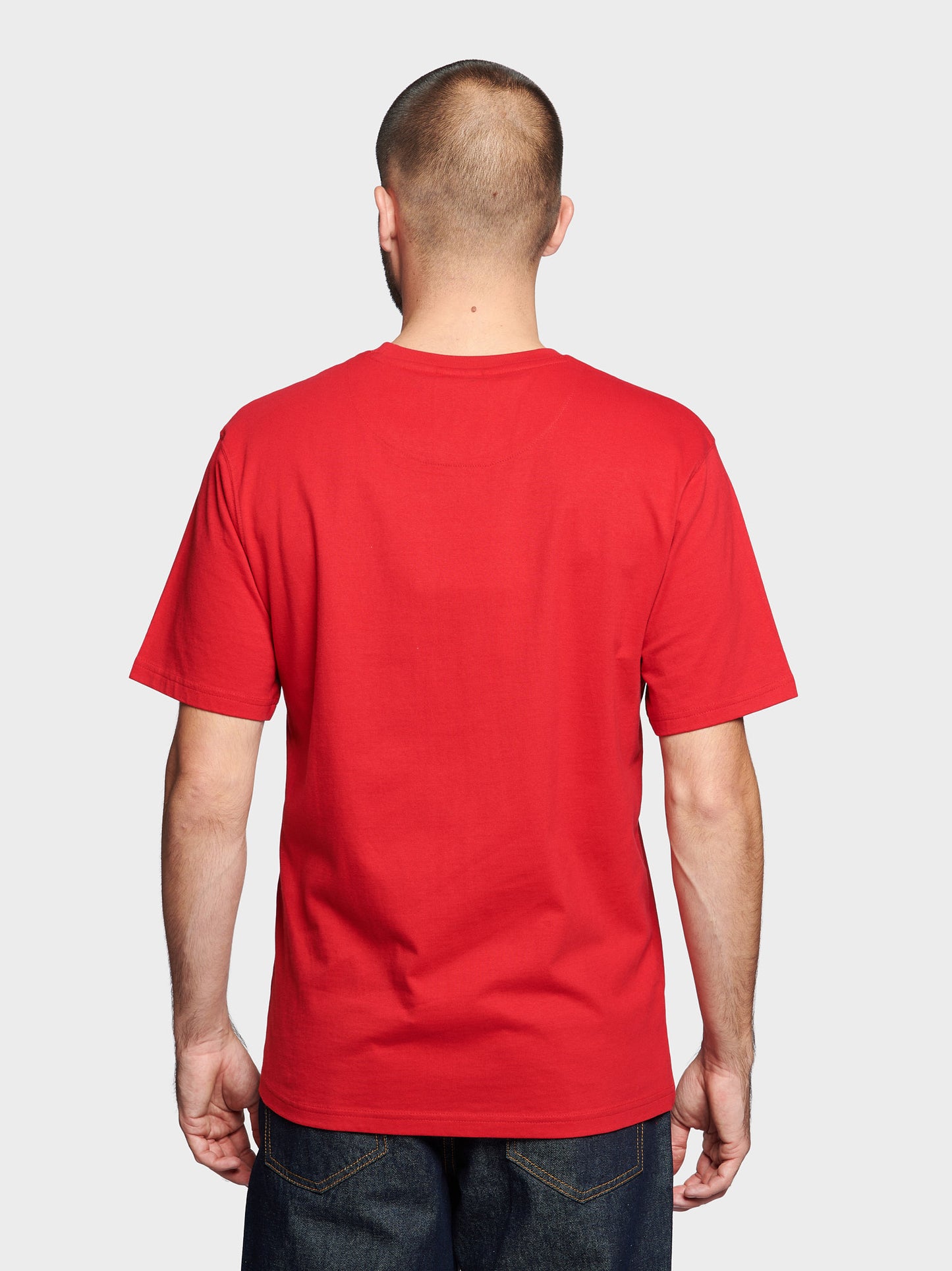 Script T-Shirt in Haute Red