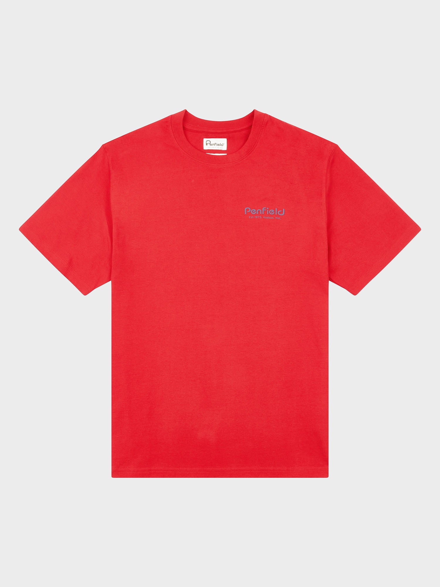 Script T-Shirt in Haute Red