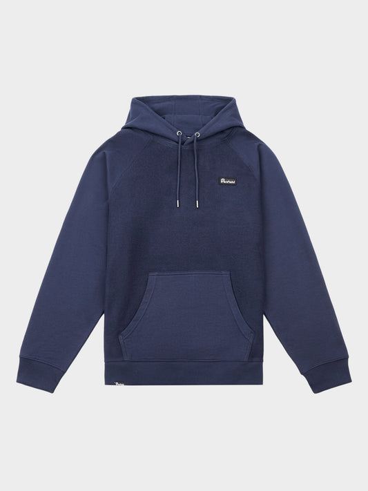 Reverse Loopback Hoodie in Navy Blue