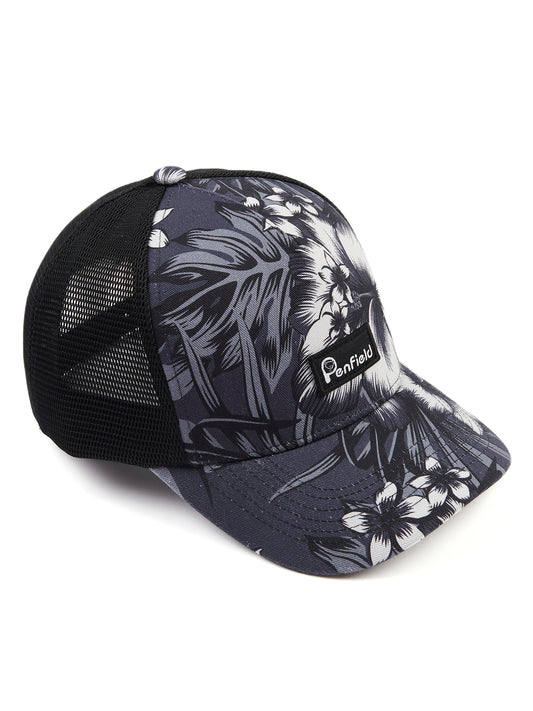 Penfield Print Trucker Cap Ebony