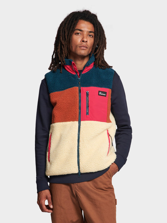 Penfield Mens Mattawa Vest in Dragonfly