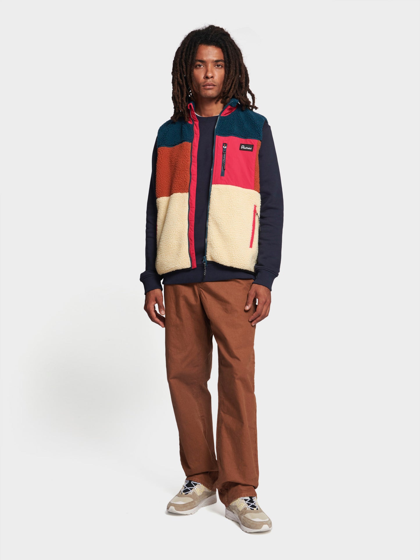 Penfield Mens Mattawa Vest in Dragonfly