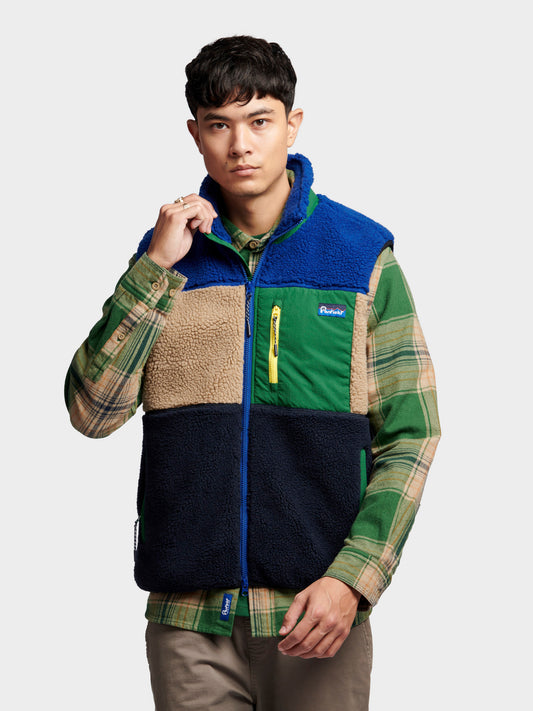 Penfield Mens Mattawa Vest in Sodalite Blue