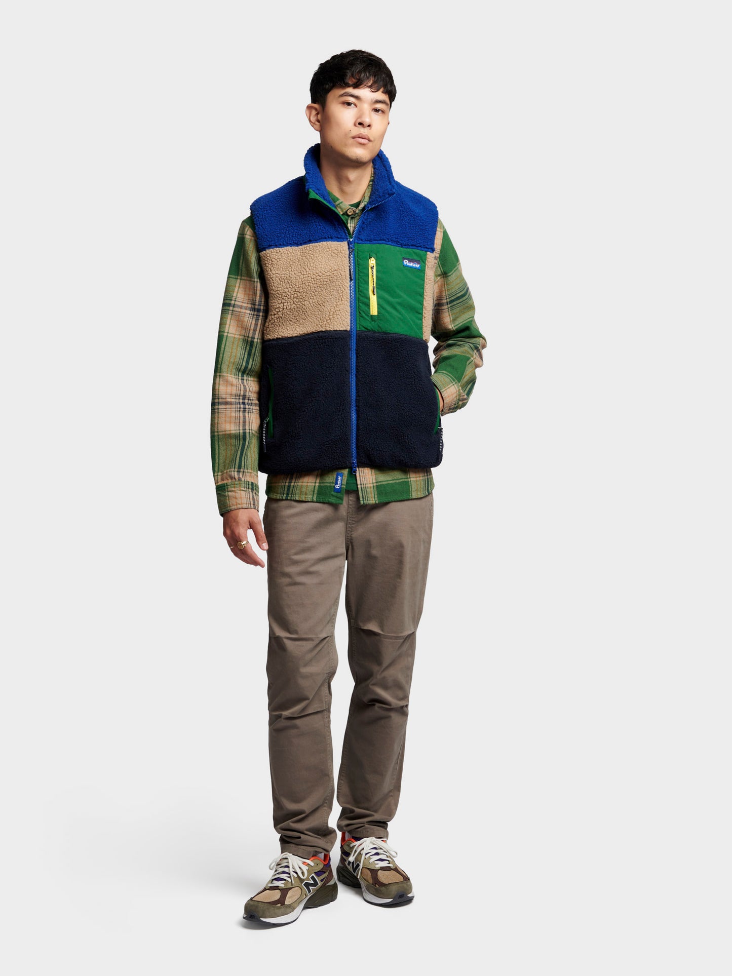 Penfield Mens Mattawa Vest in Sodalite Blue