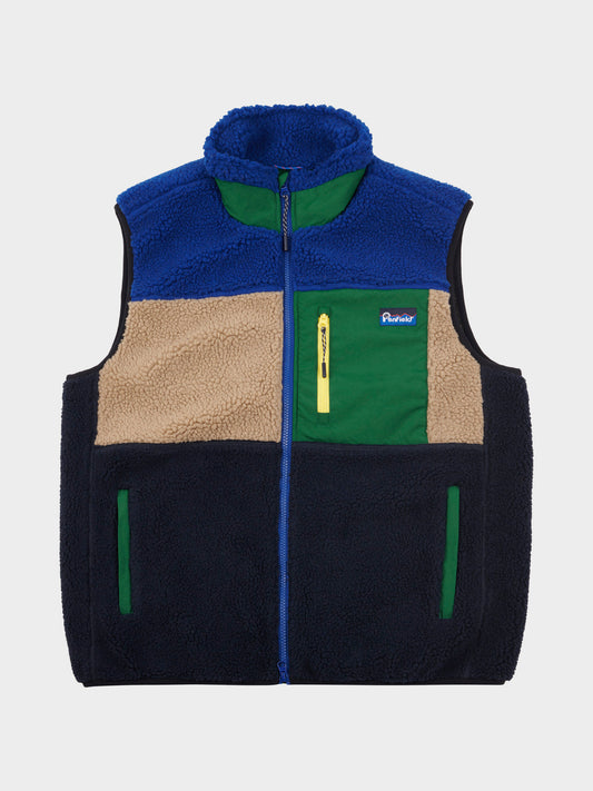 Mattawa Fleece Vest in Sodalite Blue