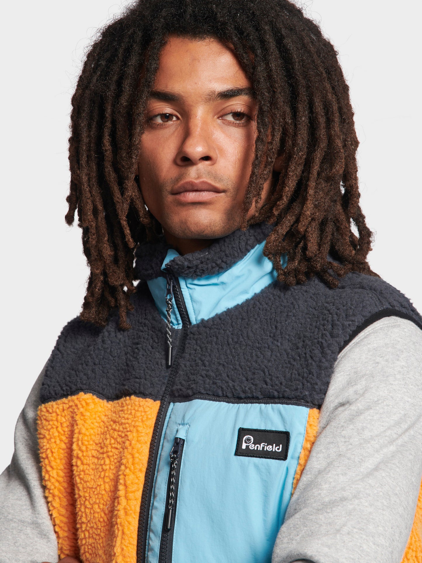 Penfield Mens Mattawa Vest in Ebony