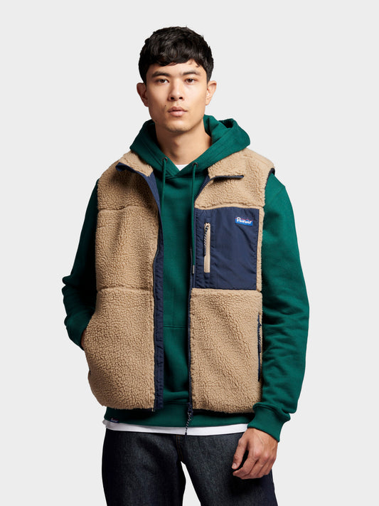 Penfield Mens Mattawa Vest in Chinchilla