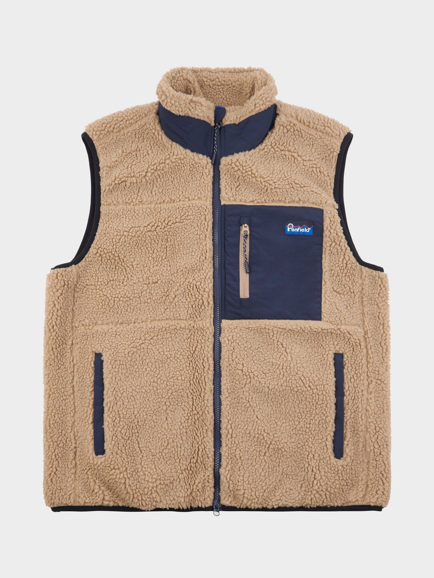 Penfield Mens Mattawa Vest in Chinchilla