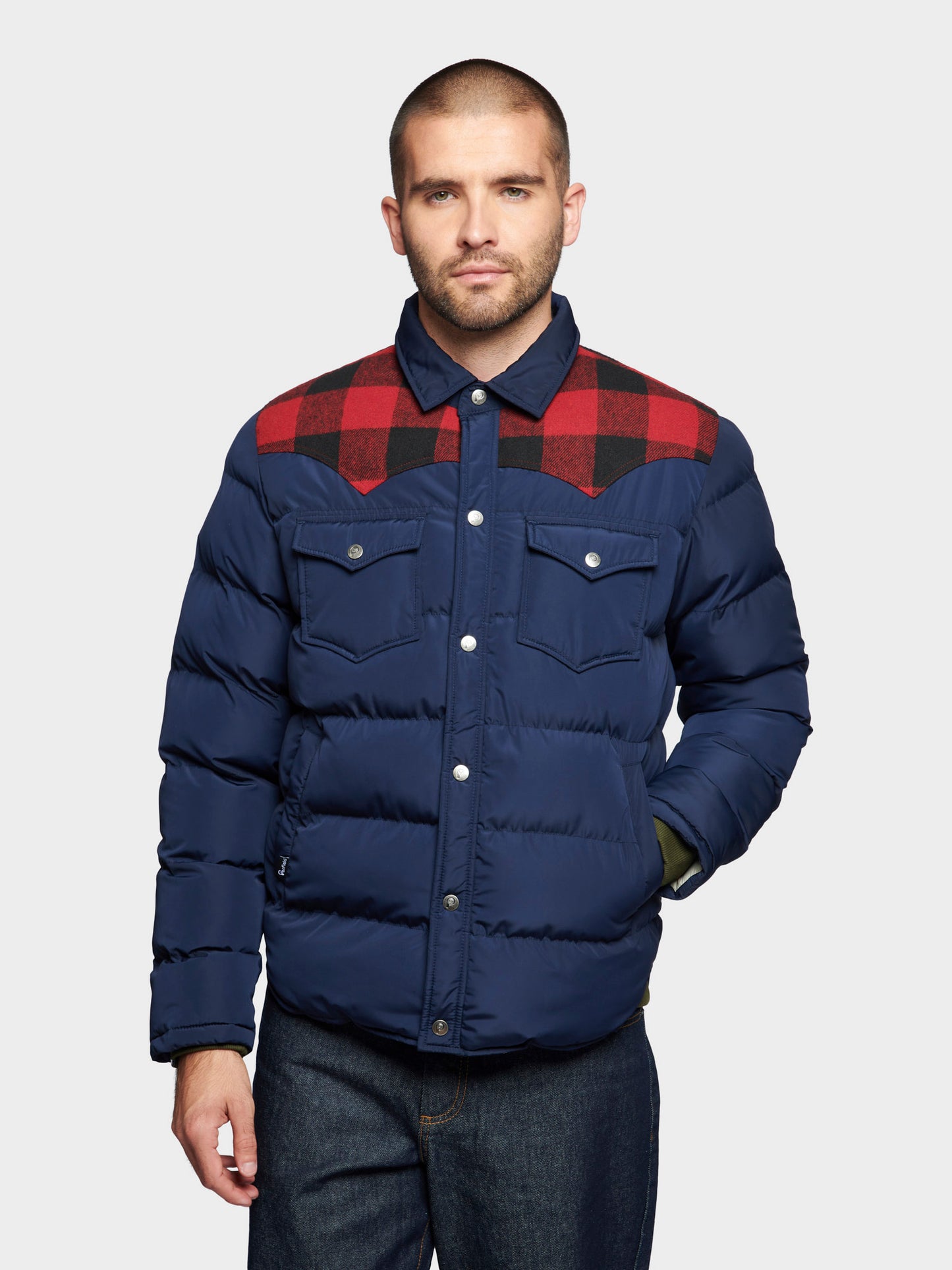 Penfield Mens Rockford Jacket in Navy Blue