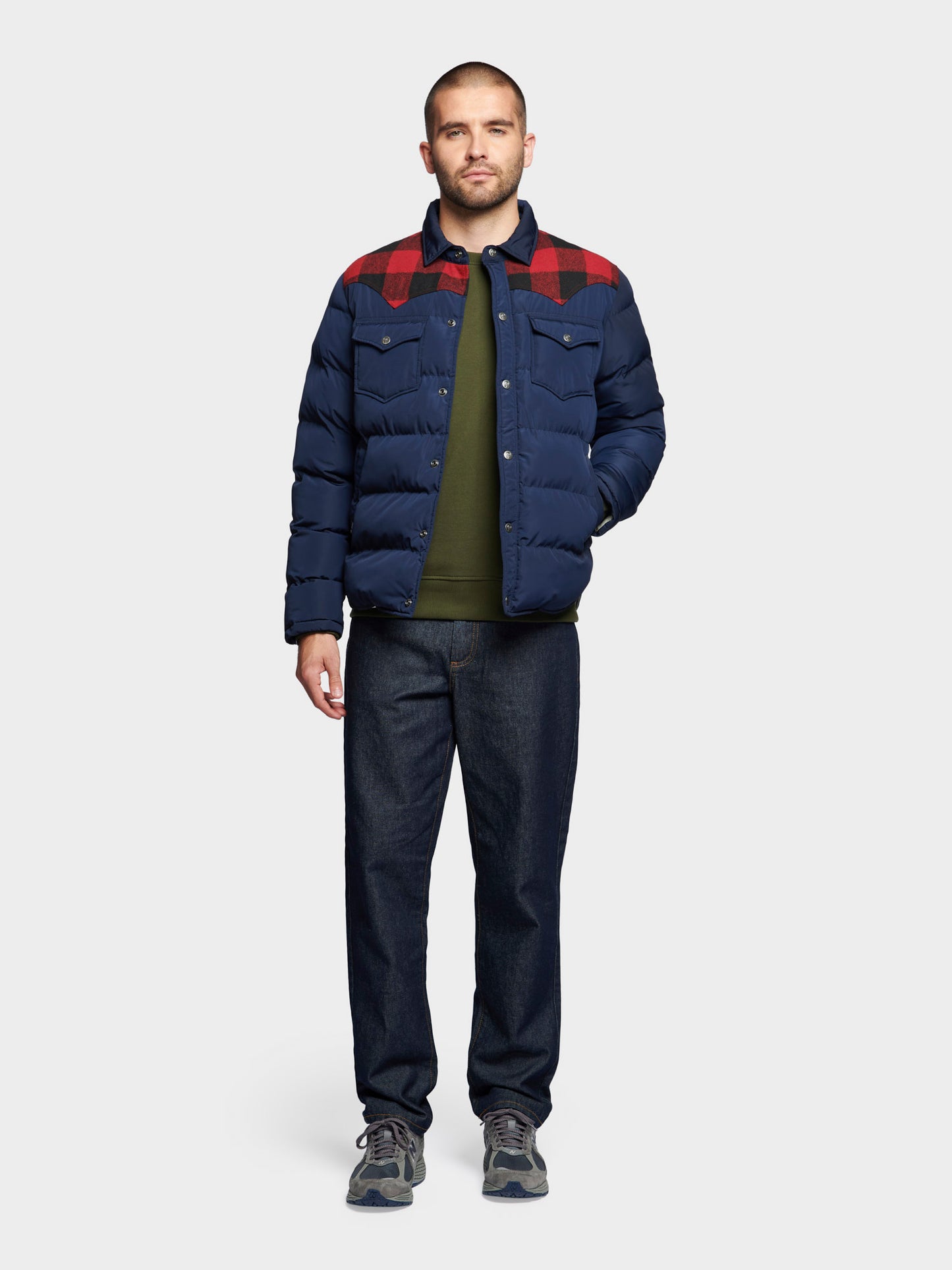 Penfield Mens Rockford Jacket in Navy Blue