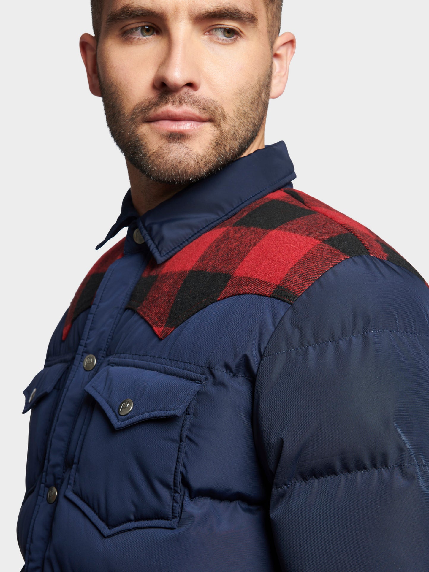 Penfield Mens Rockford Jacket in Navy Blue