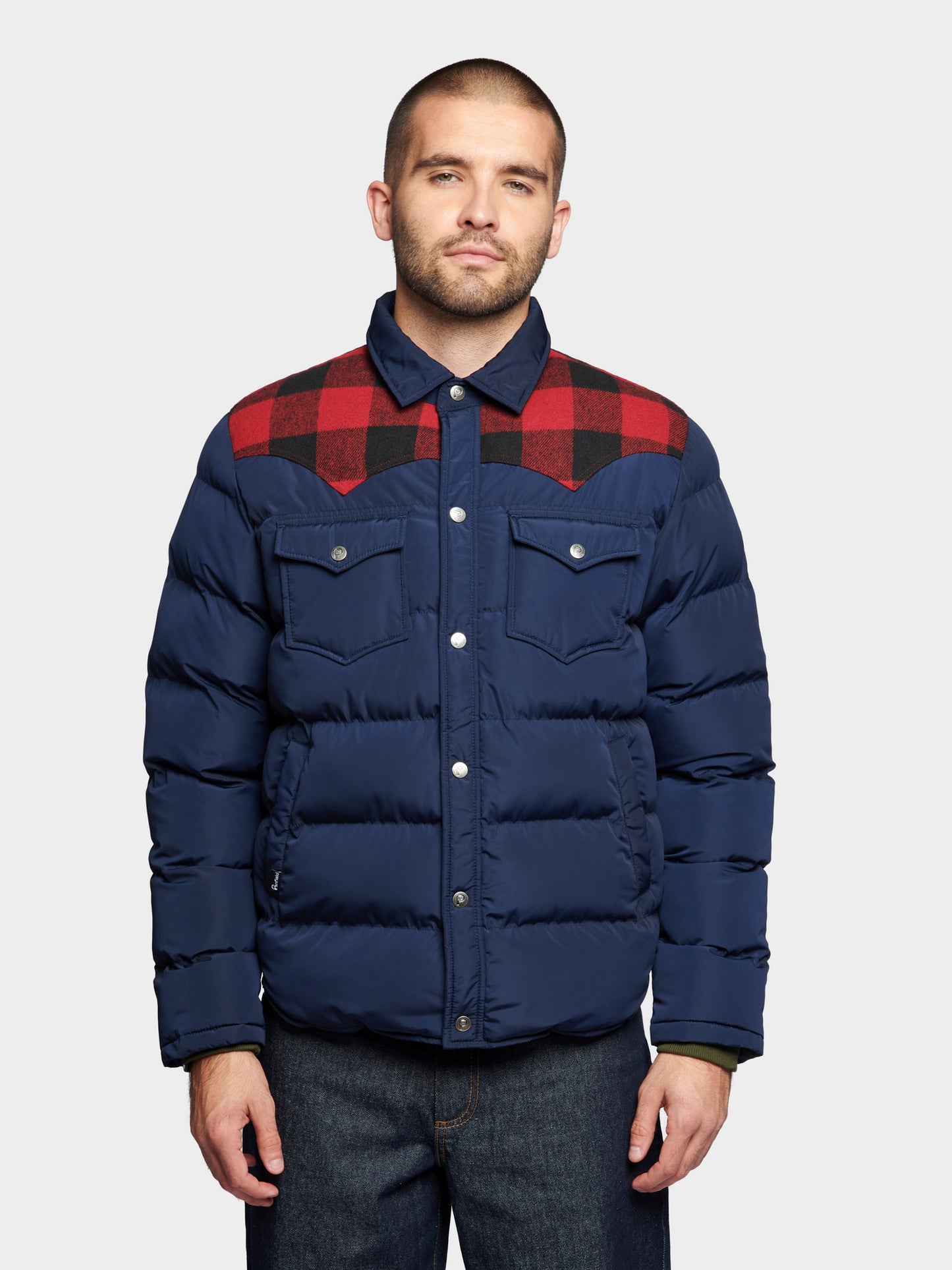 Penfield Mens Rockford Jacket in Navy Blue