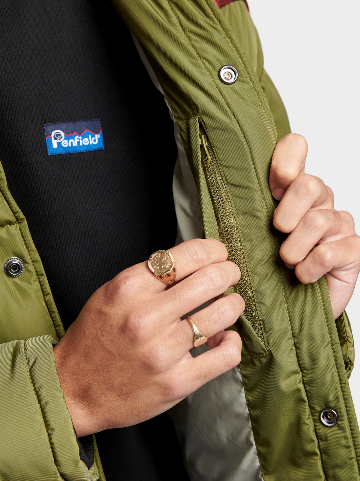 Penfield Mens Rockford Jacket in Capulet Olive