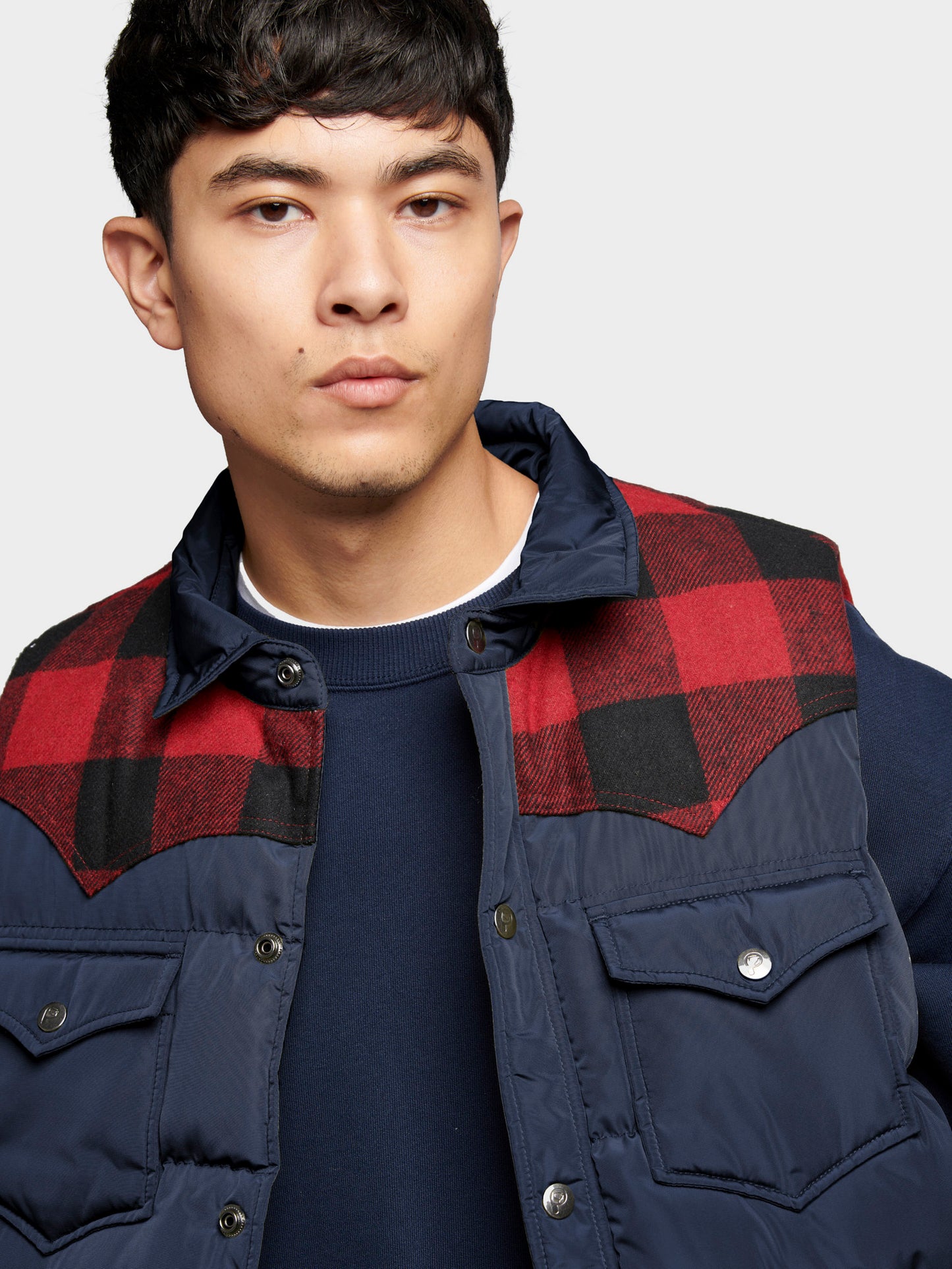 Penfield Mens Rockford Vest in Navy Blue