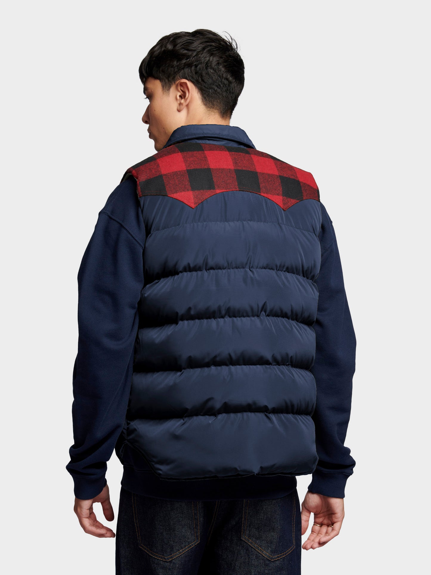Penfield Mens Rockford Vest in Navy Blue