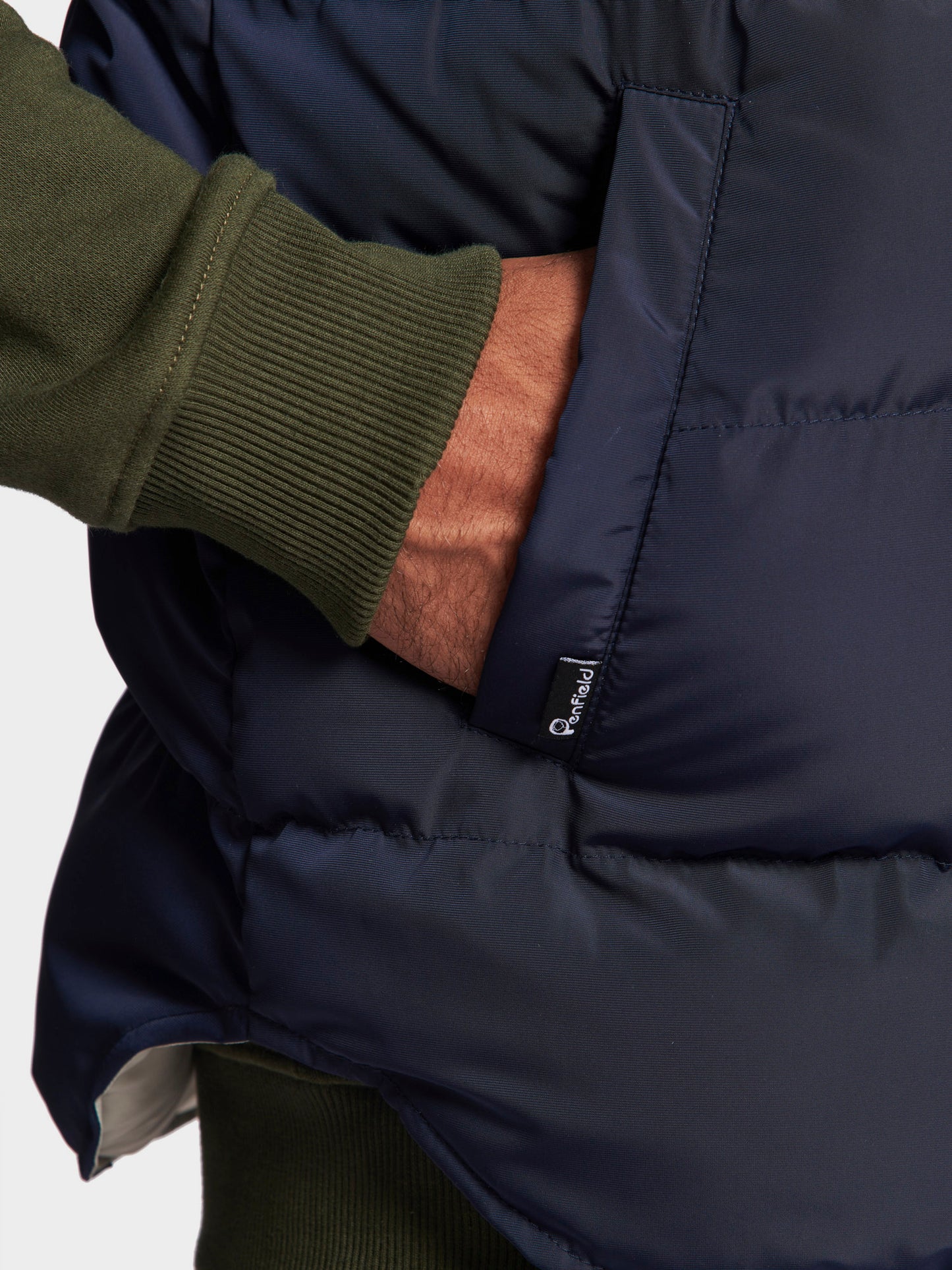 Penfield Mens Rockford Vest in Navy Blue