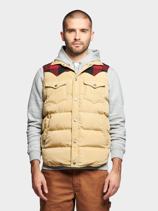 Penfield Mens Rockford Vest in Star Fish