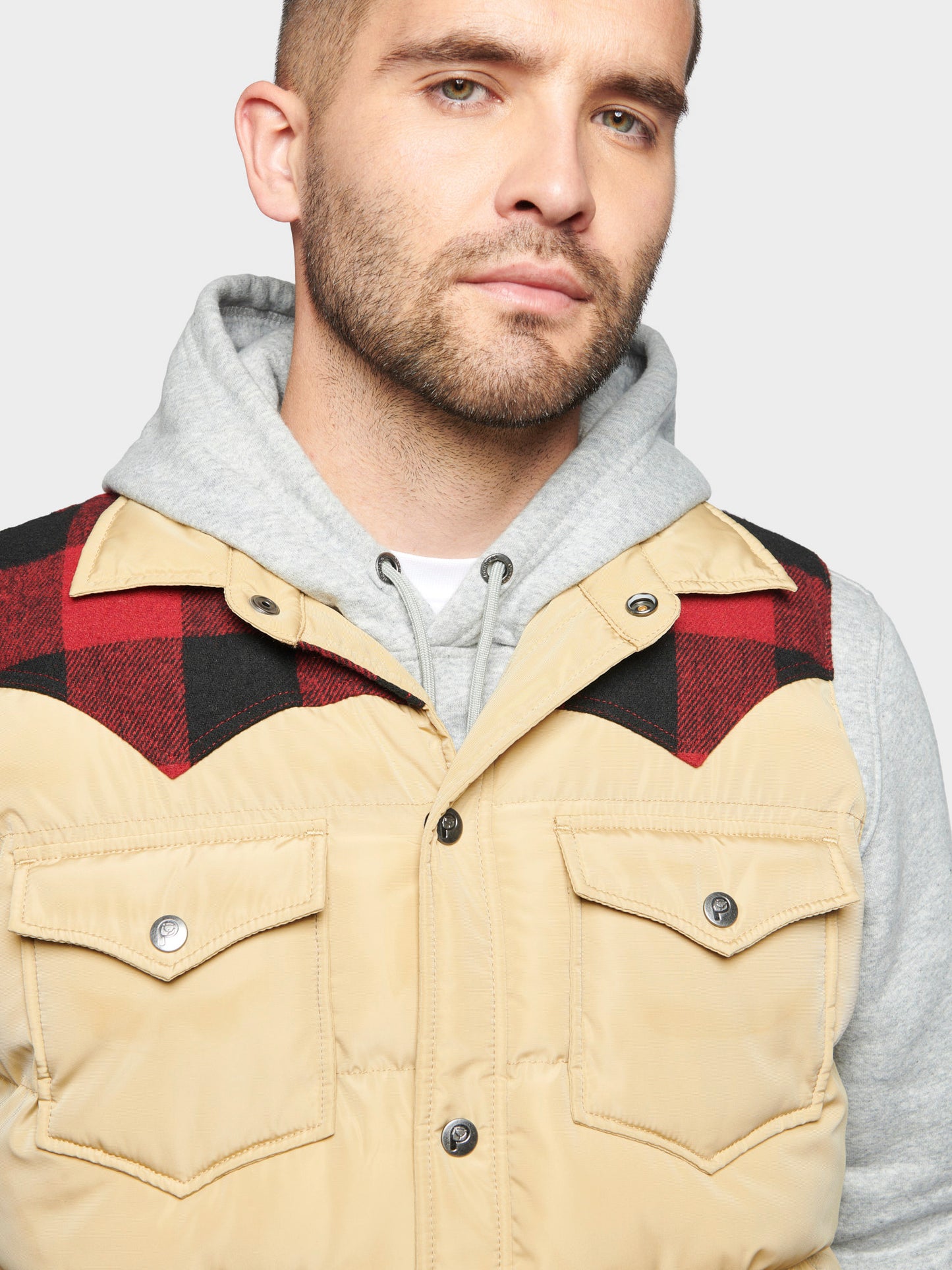Penfield Mens Rockford Vest in Star Fish