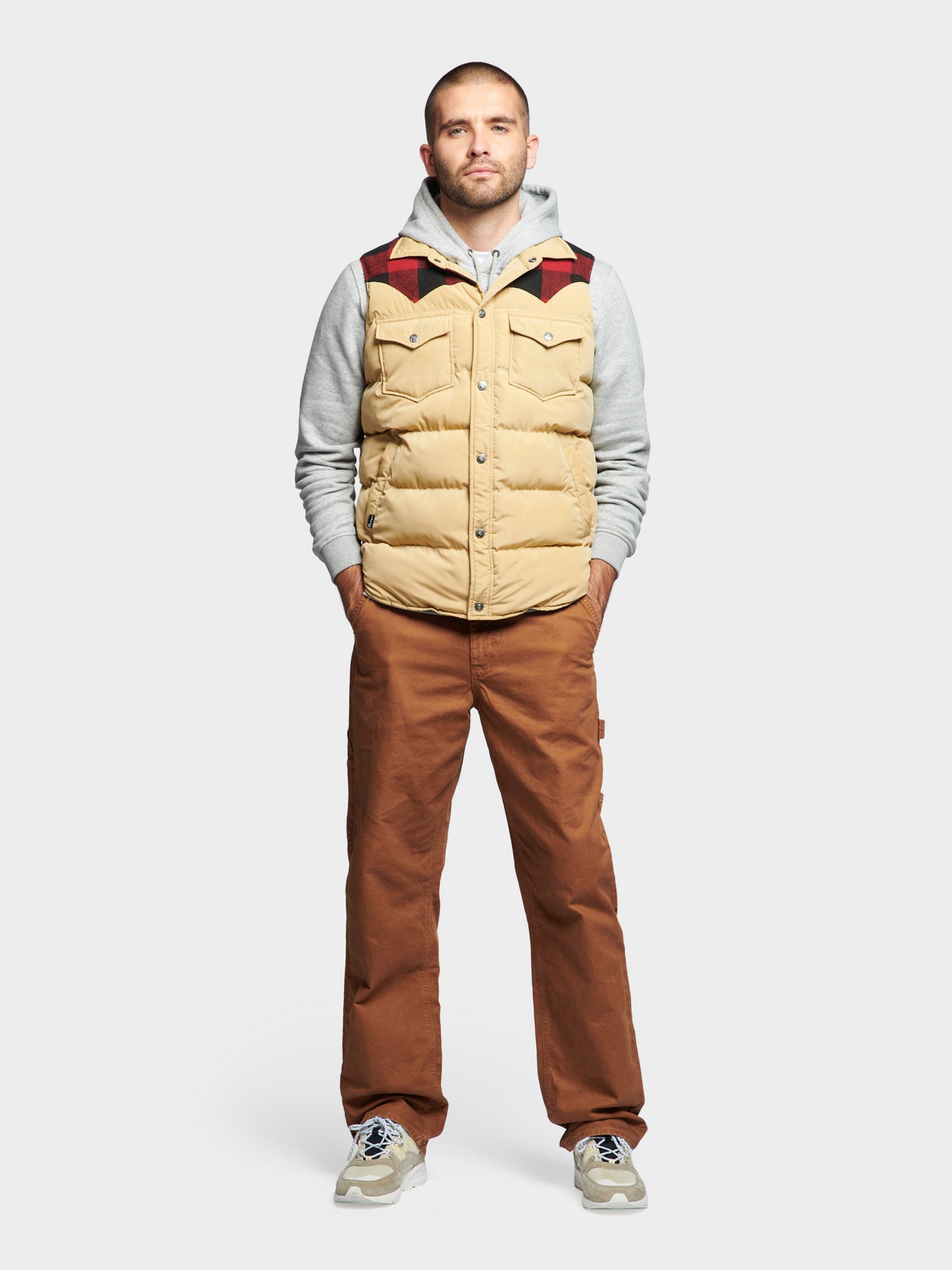 Penfield Mens Rockford Vest in Star Fish