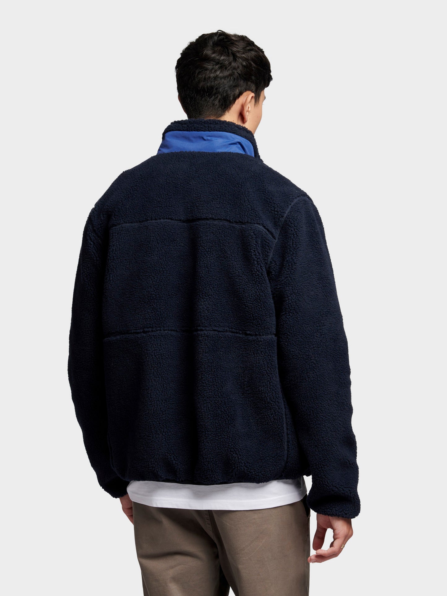 Penfield Mens Mattawa Fleece Jacket in Navy Blue
