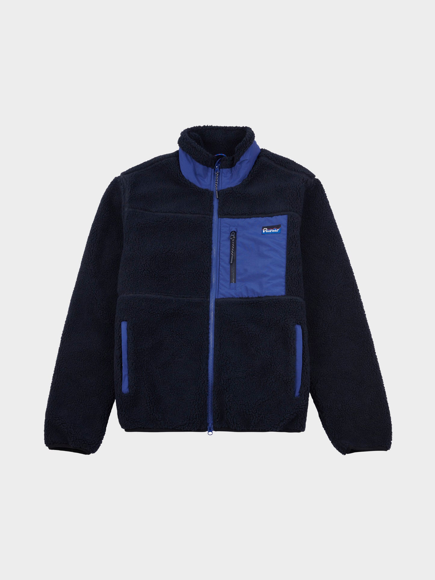 Penfield Mens Mattawa Fleece Jacket in Navy Blue