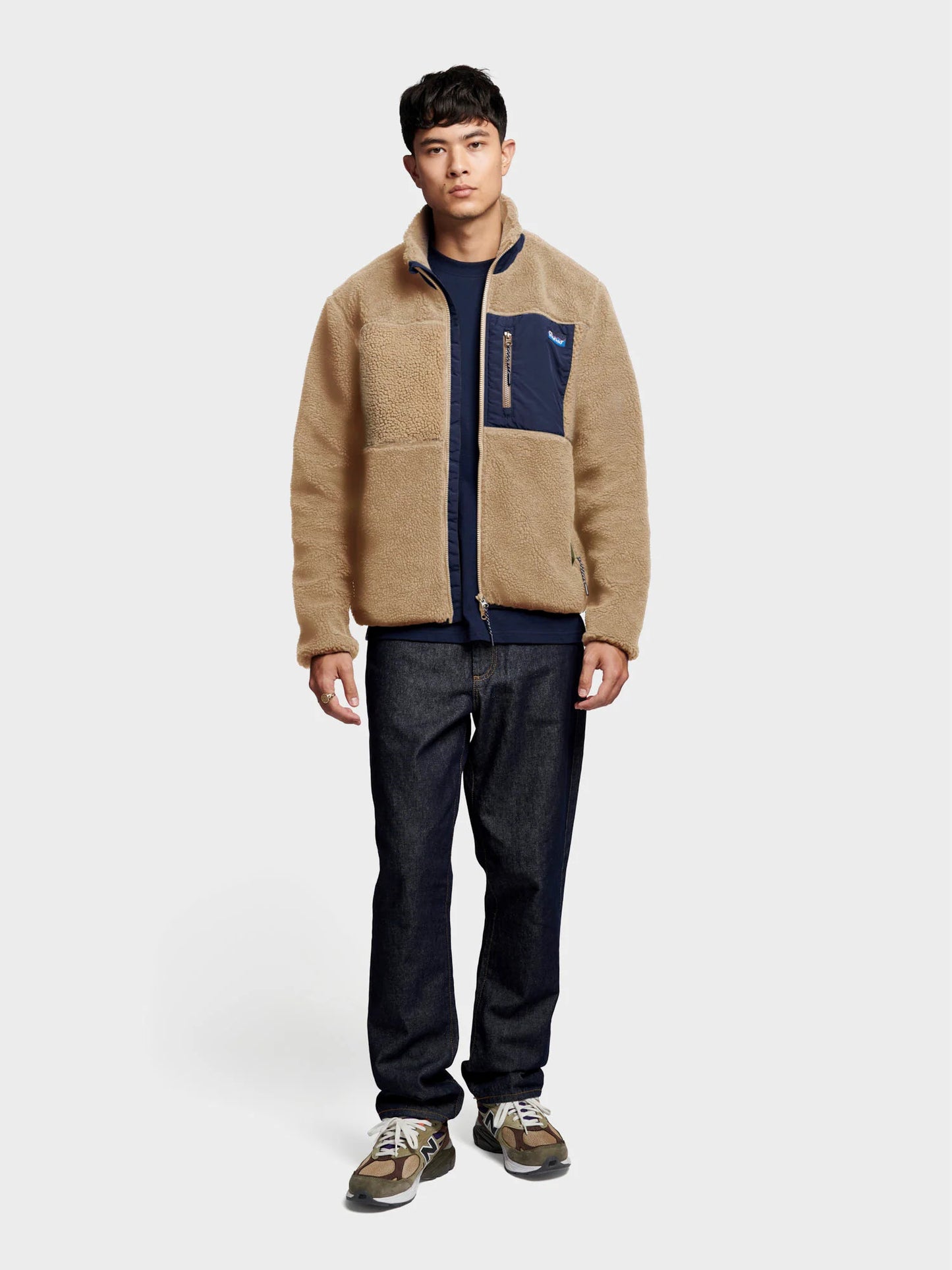 Penfield Mens Mattawa Fleece Jacket in Chinchilla