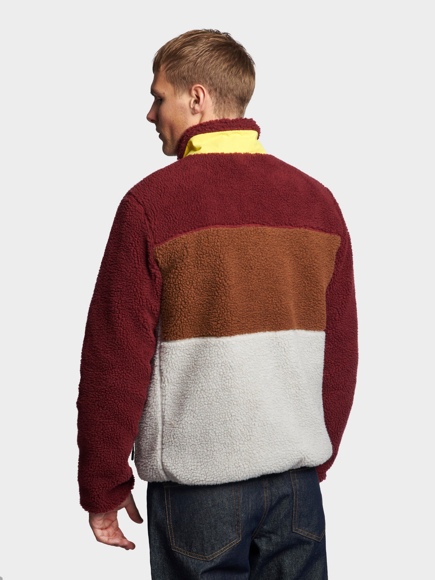 Penfield Mens Mattawa Fleece Jacket in Zinfandel