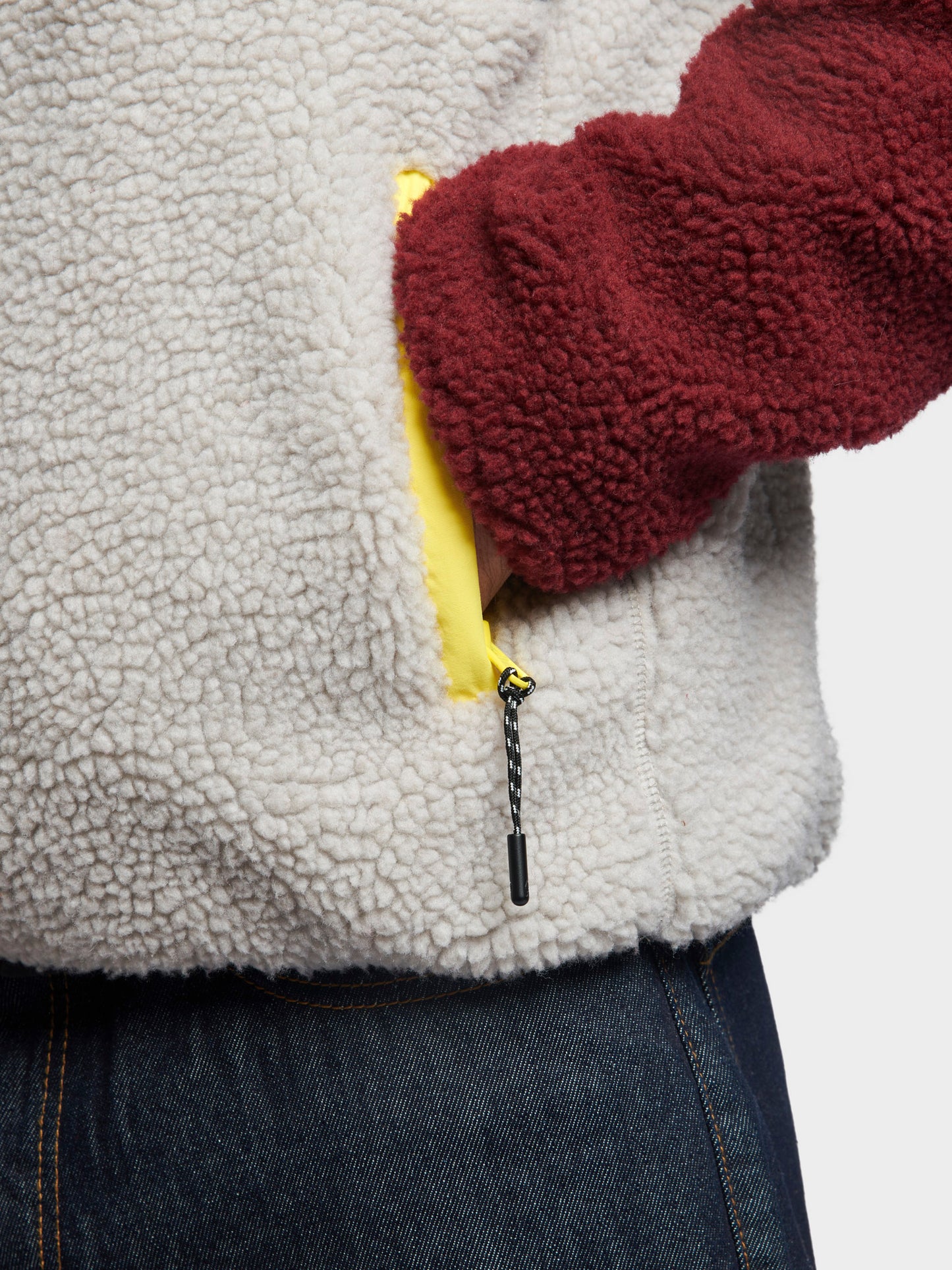 Penfield Mens Mattawa Fleece Jacket in Zinfandel