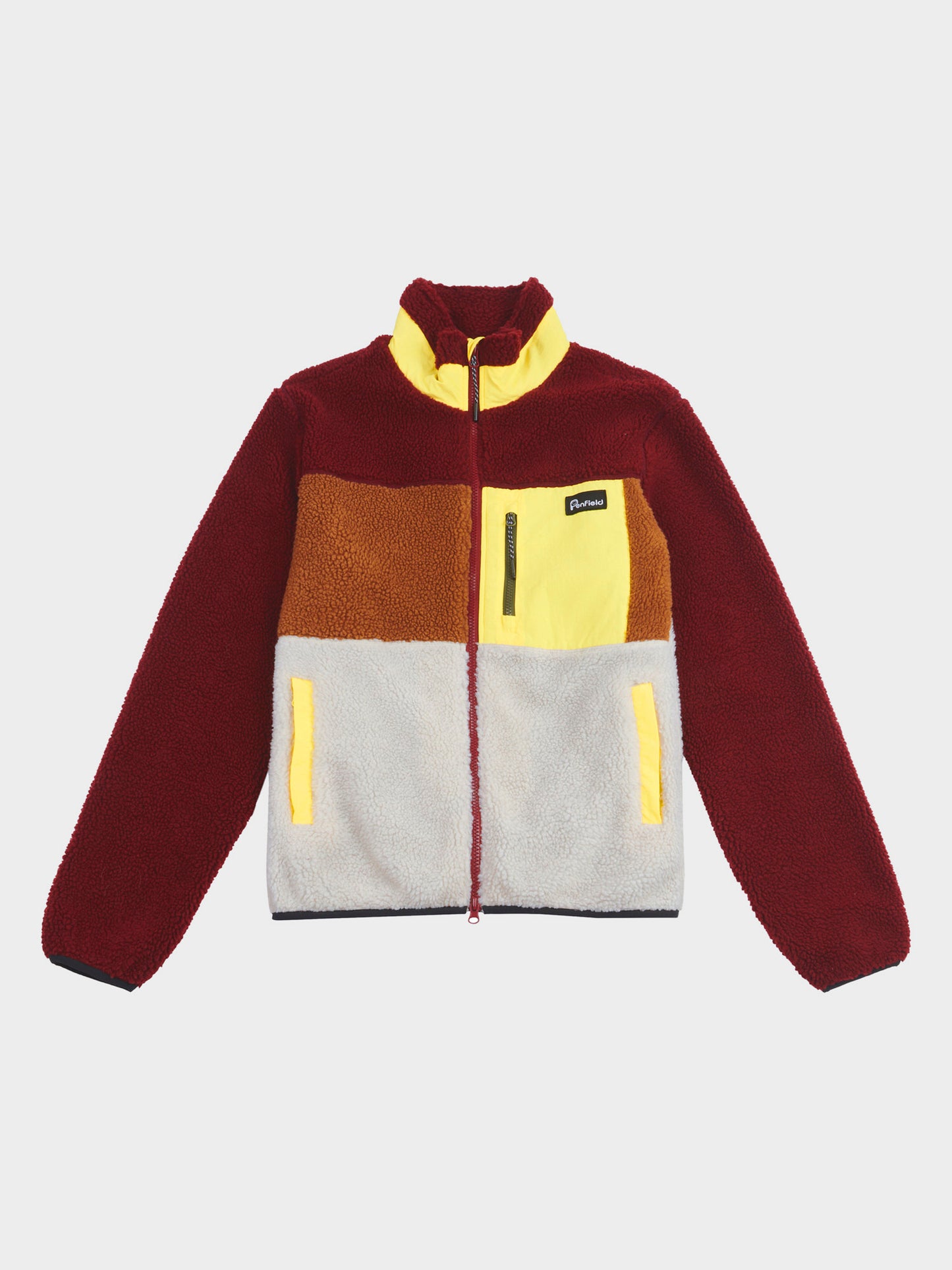 Penfield Mens Mattawa Fleece Jacket in Zinfandel