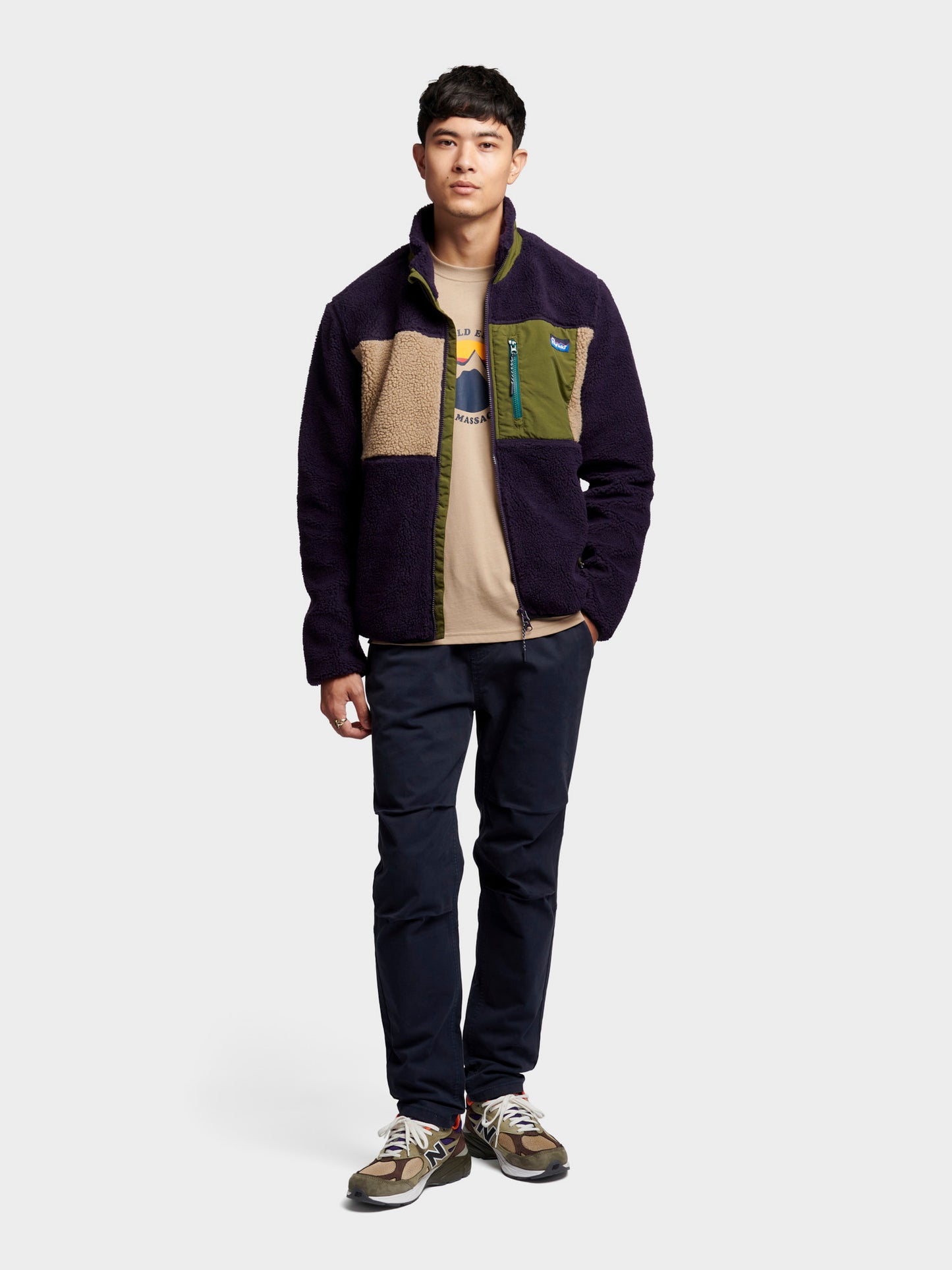 Penfield Mens Mattawa Fleece Jacket in Nightshade