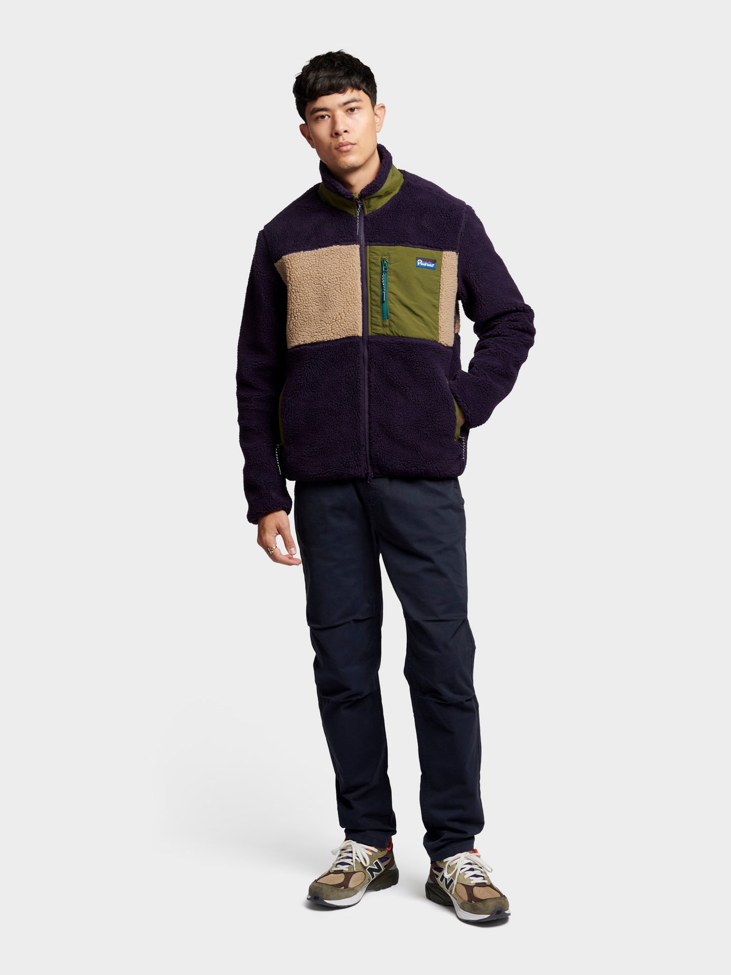 Penfield Mens Mattawa Fleece Jacket in Nightshade
