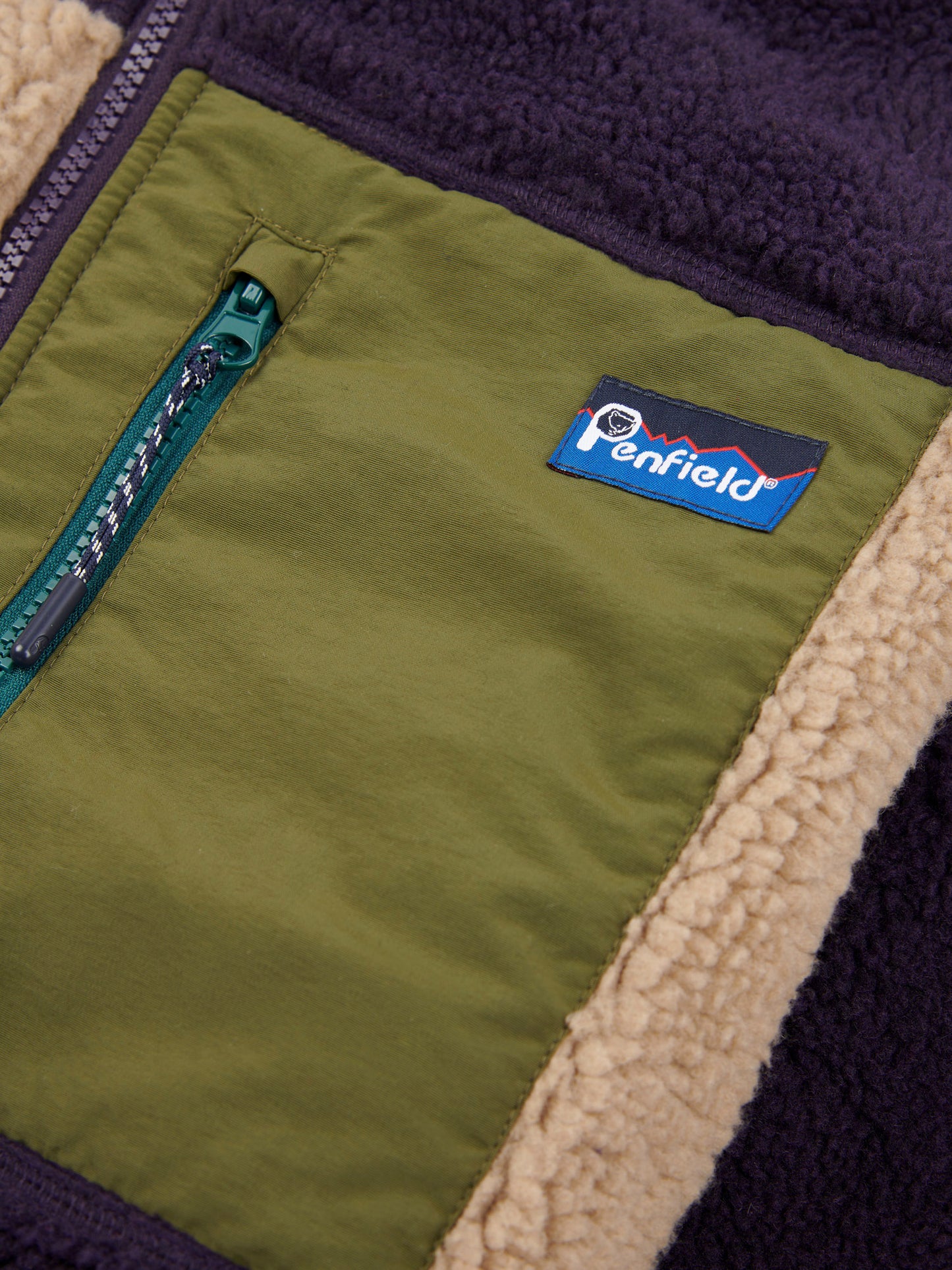 Penfield Mens Mattawa Fleece Jacket in Nightshade