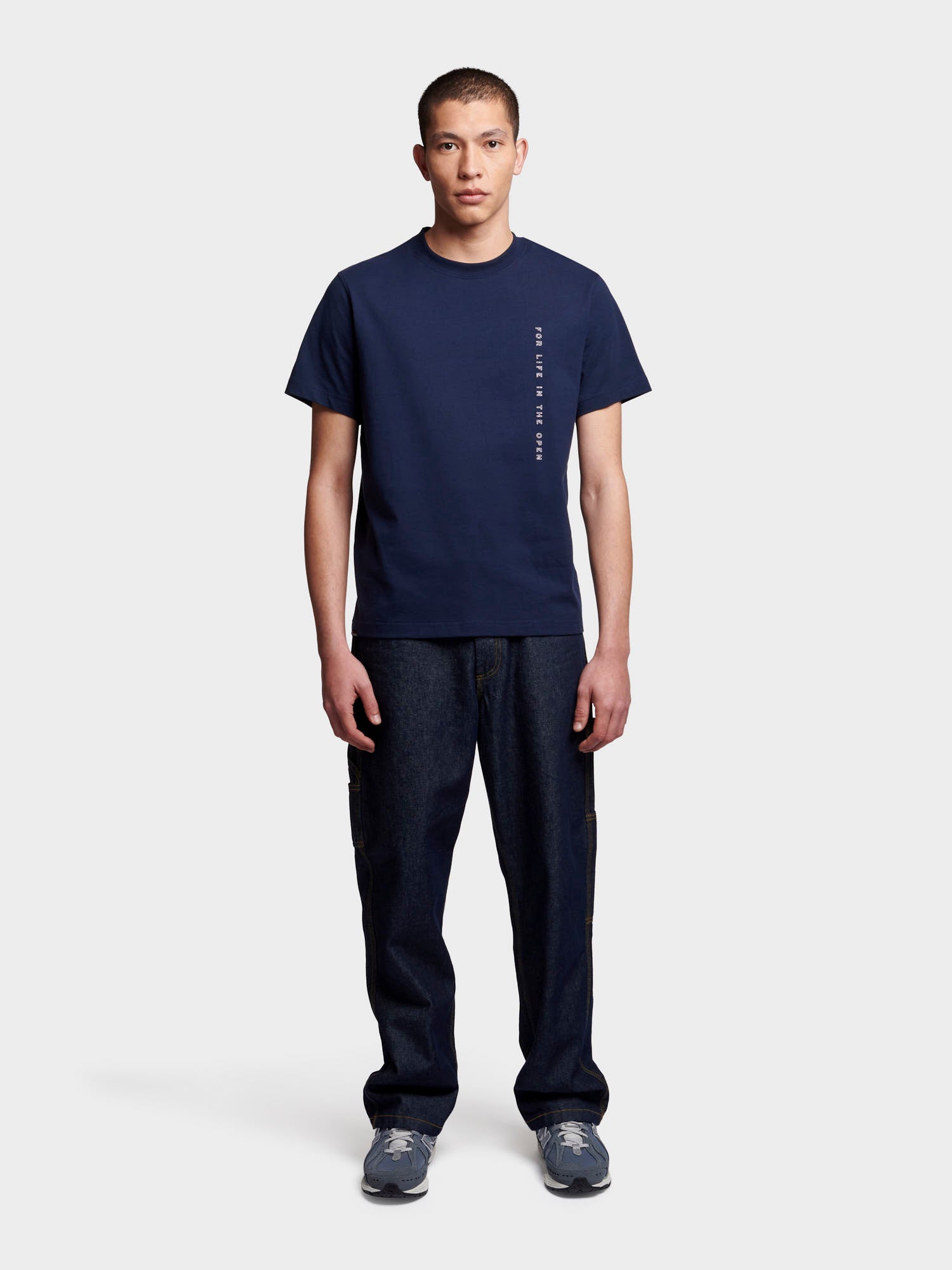 Relaxed Fit For Life In The Open T-Shirt in Navy Blue