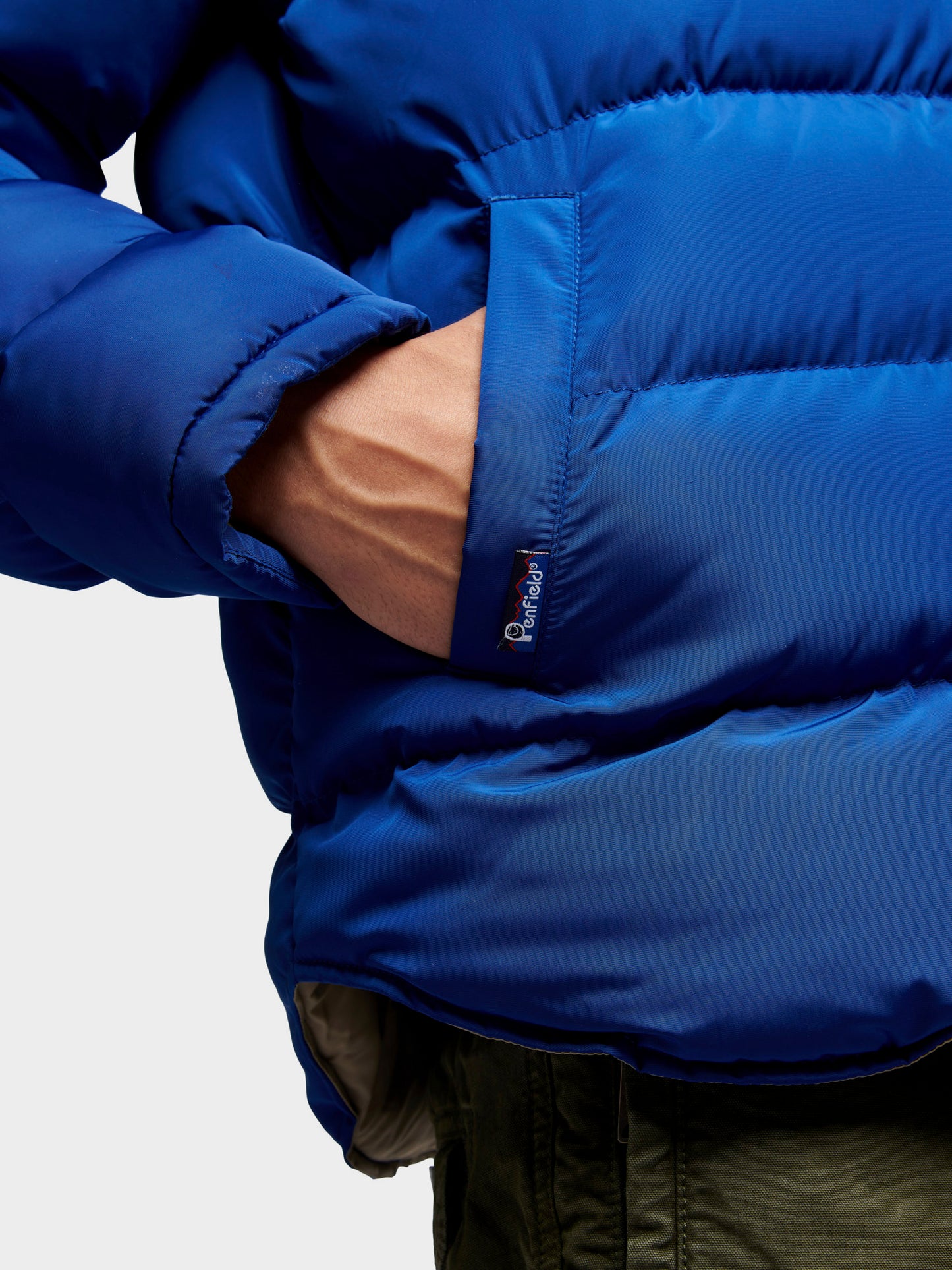 Penfield Mens Contrast Yoke Jacket in Sodalite Blue