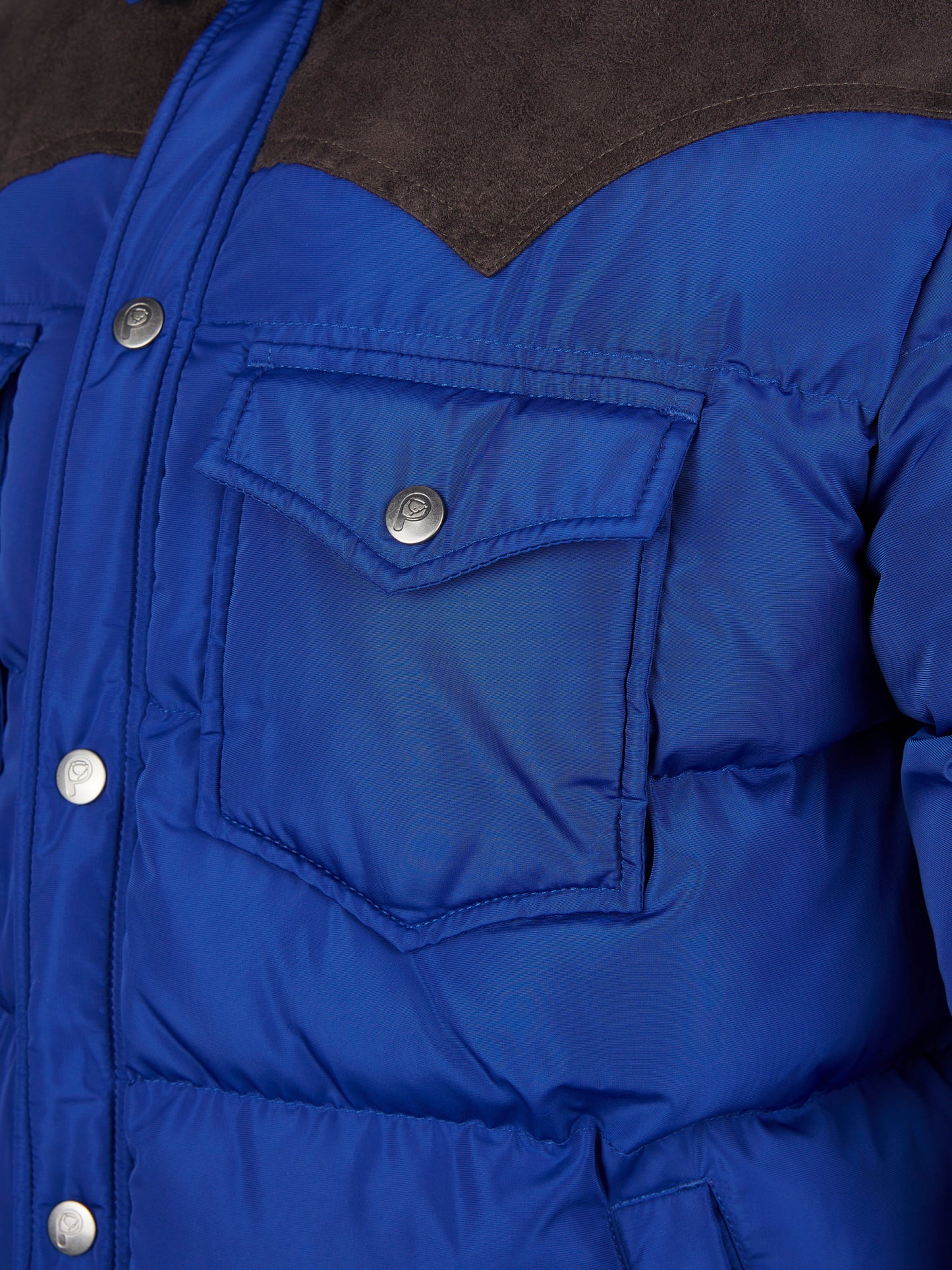 Penfield Mens Contrast Yoke Jacket in Sodalite Blue