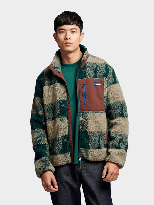 Penfield Men's Textured Check Mattawa Jacket in June Bug