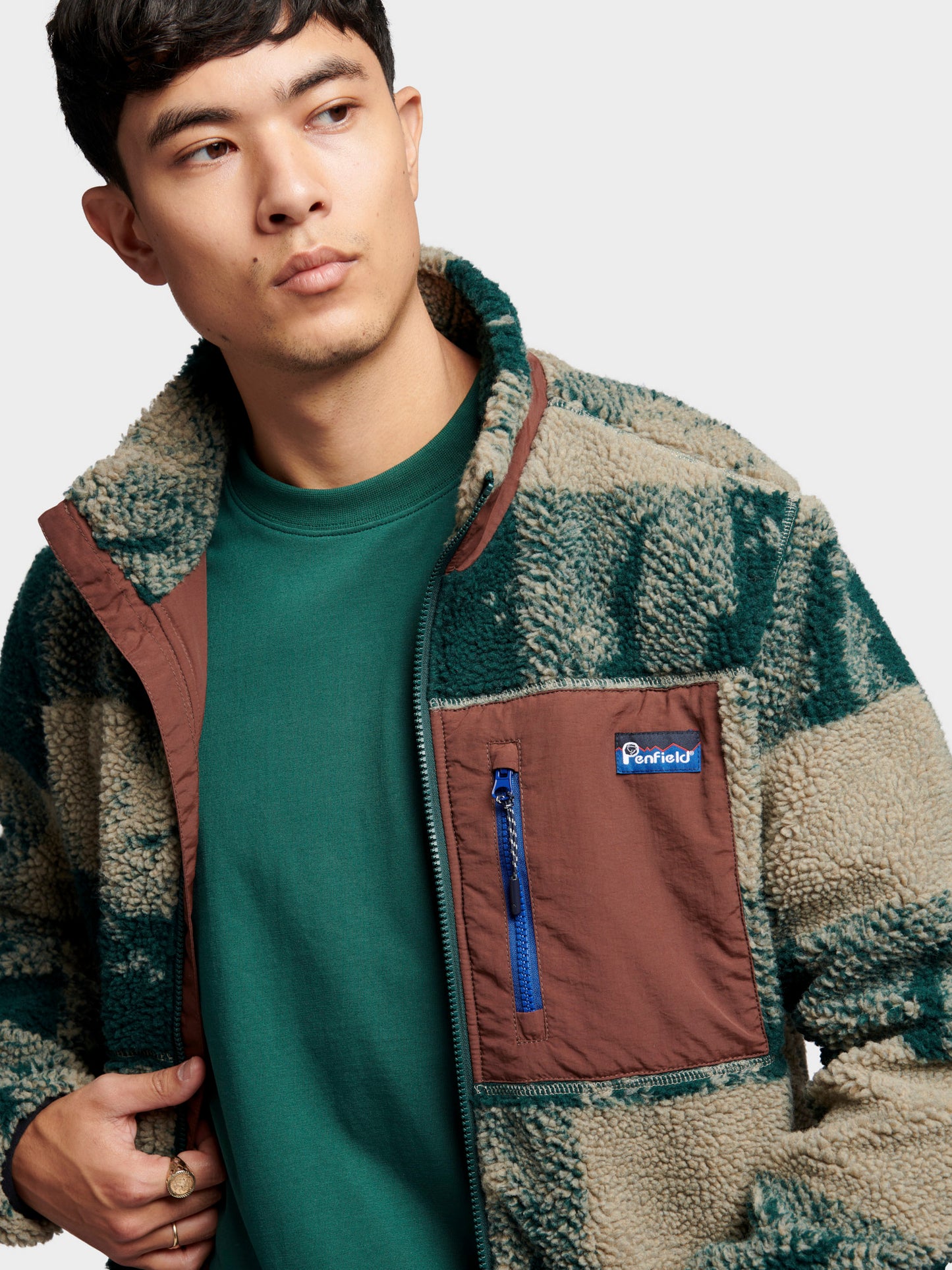 Penfield Men's Textured Check Mattawa Jacket in June Bug