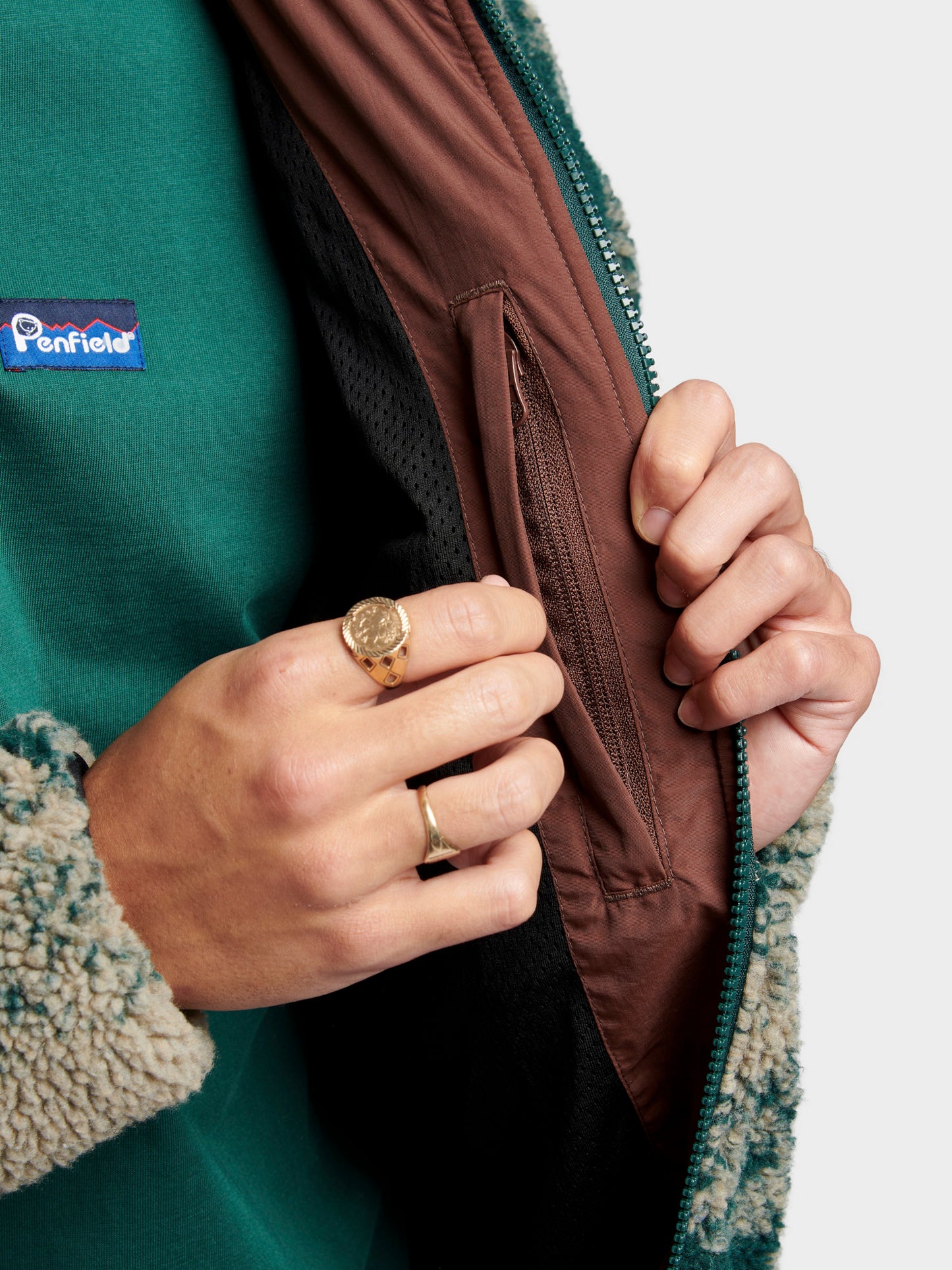 Penfield Men's Textured Check Mattawa Jacket in June Bug