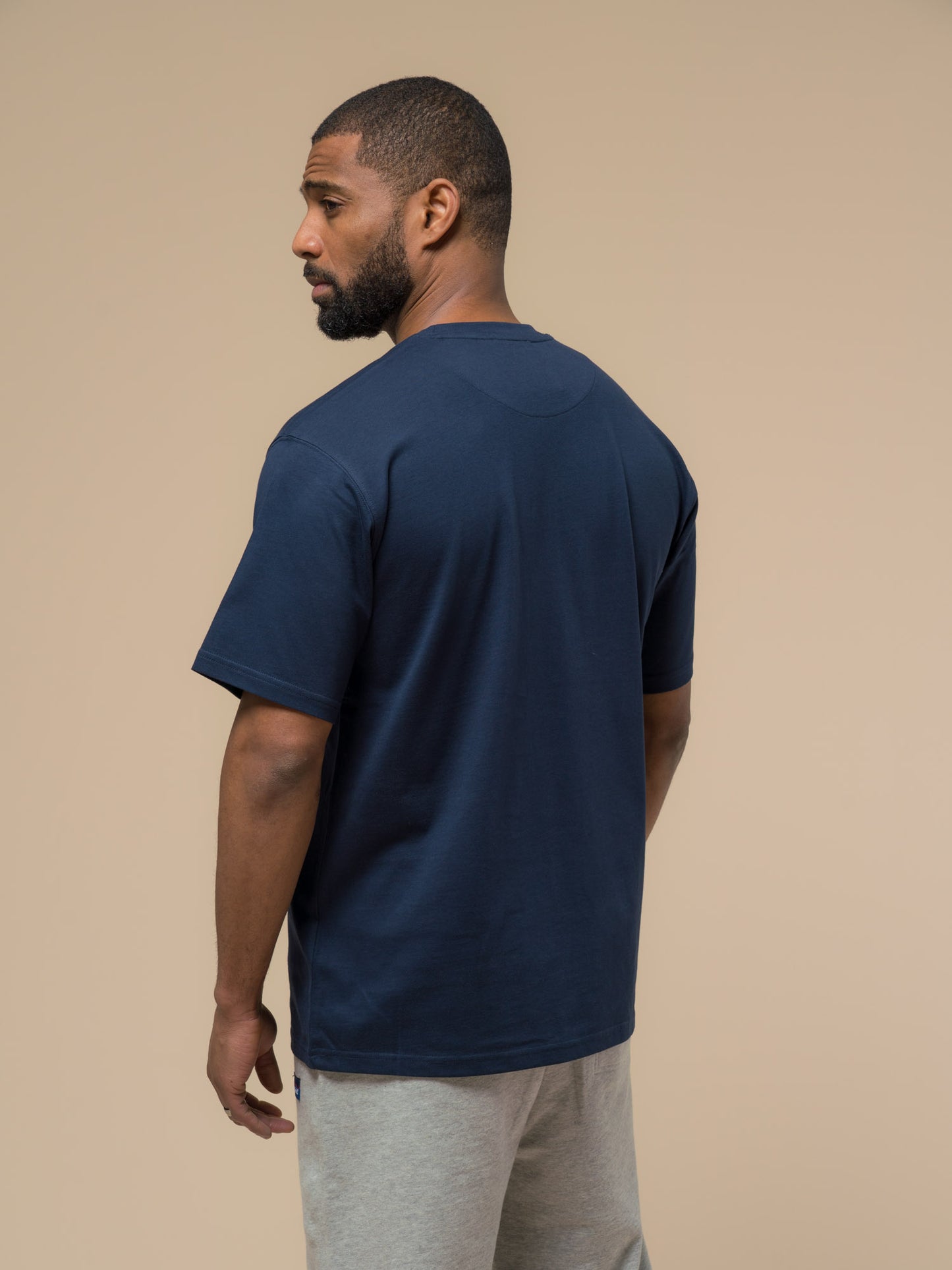 Penfield Mens Original Logo T-Shirt in Navy Blue