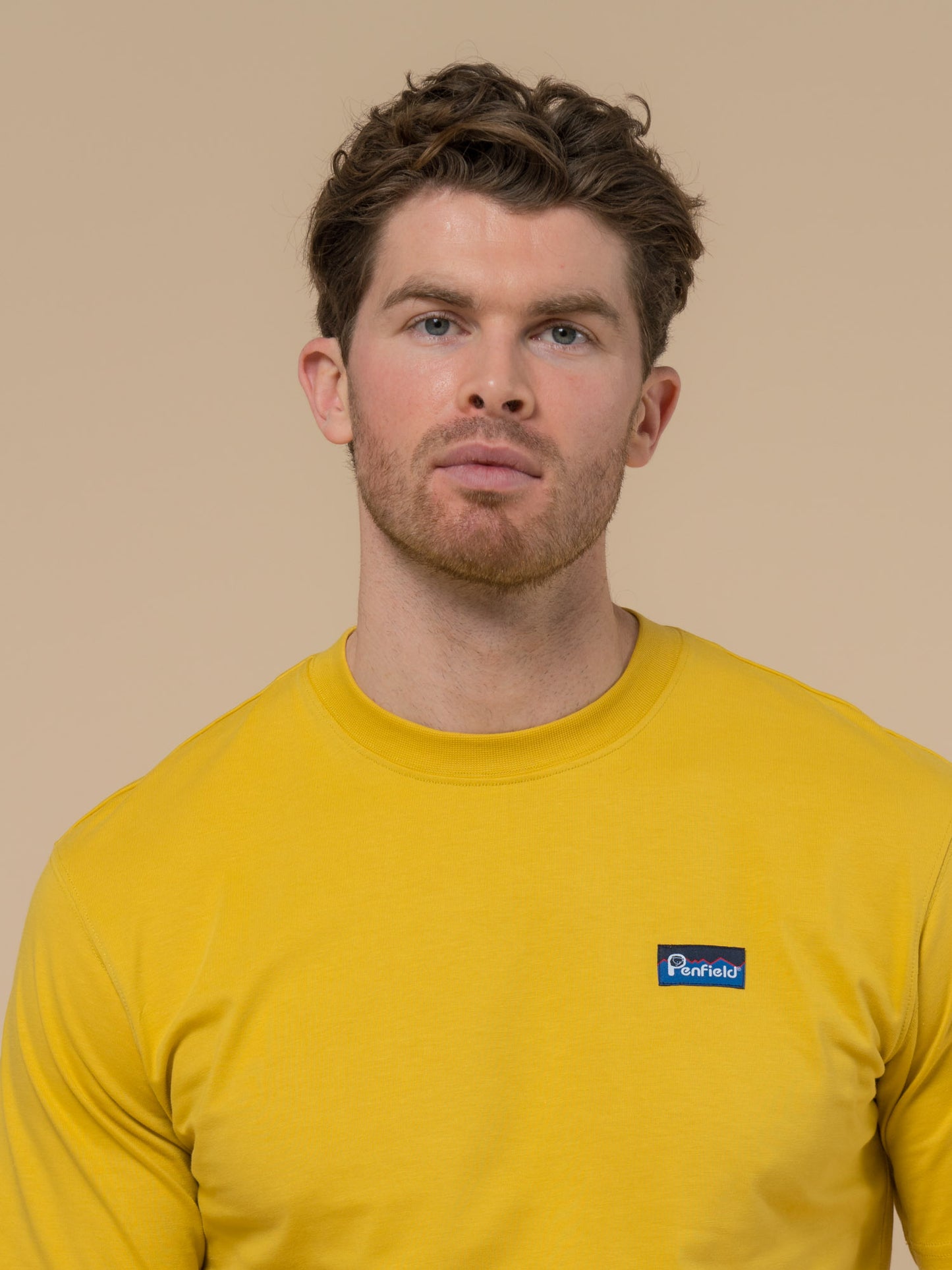 Penfield Mens Original Logo T-Shirt in Bamboo