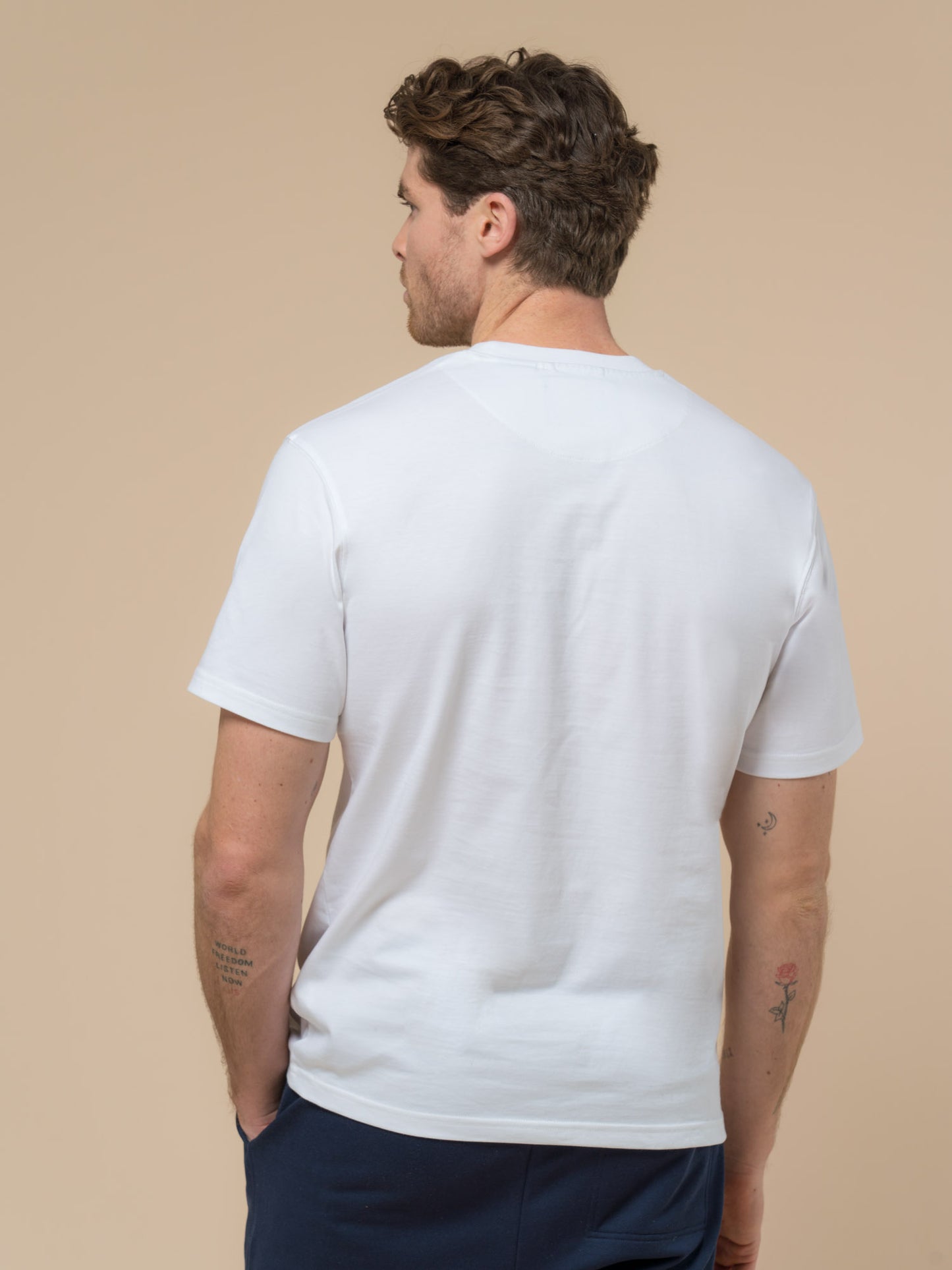 Penfield Mens Original Large Logo T-Shirt in Bright White