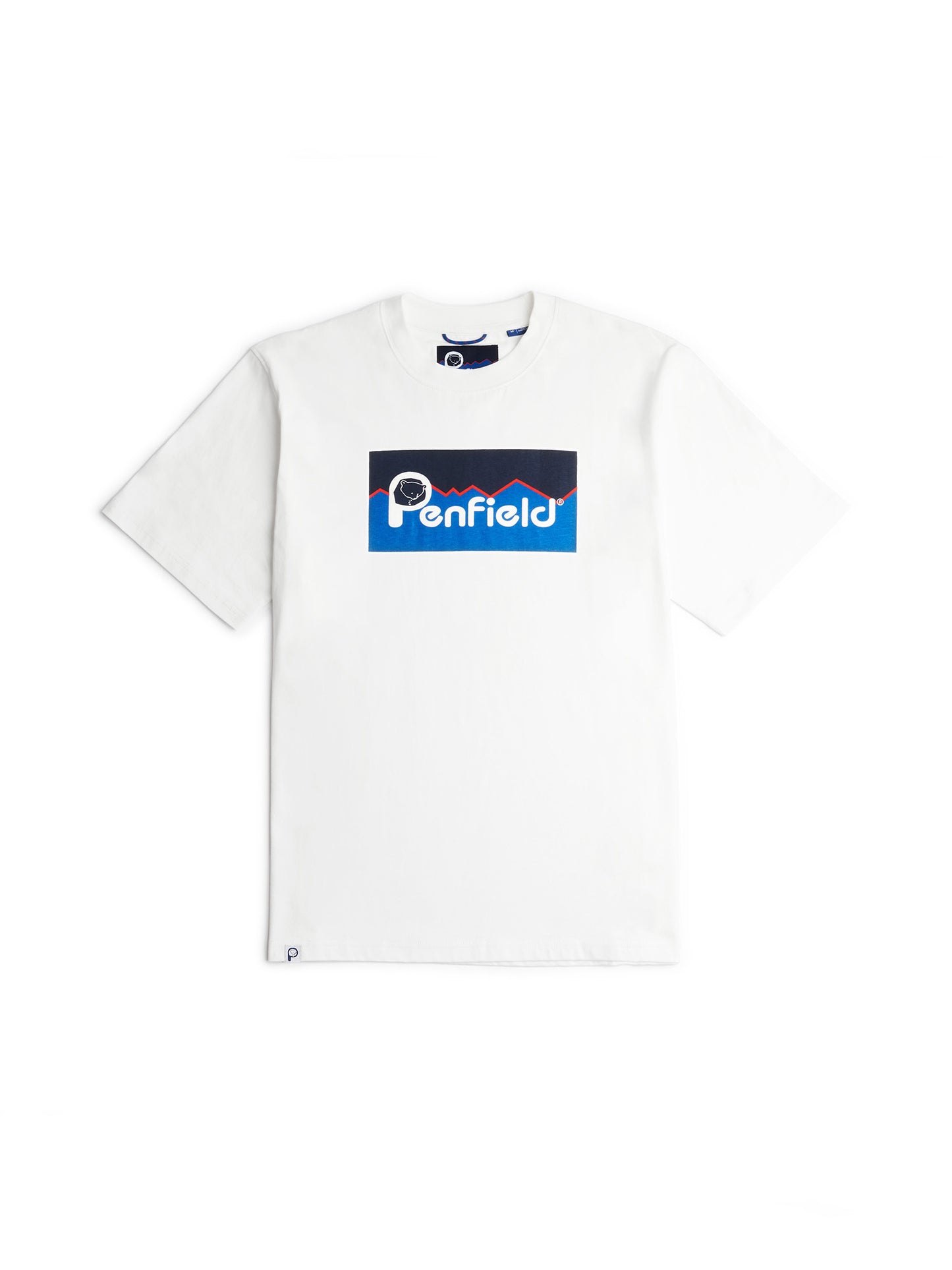 Penfield Mens Original Large Logo T-Shirt in Bright White