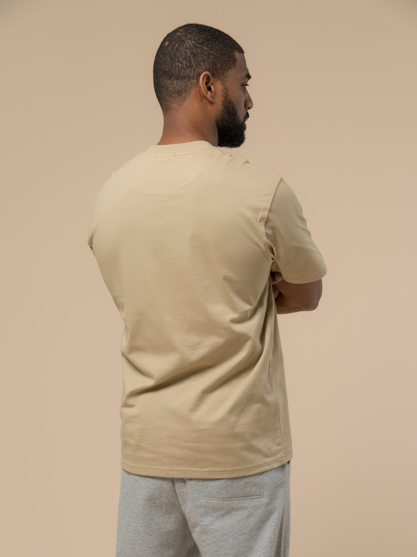 Penfield Mens Original Large Logo T-Shirt in Fields Of Rye