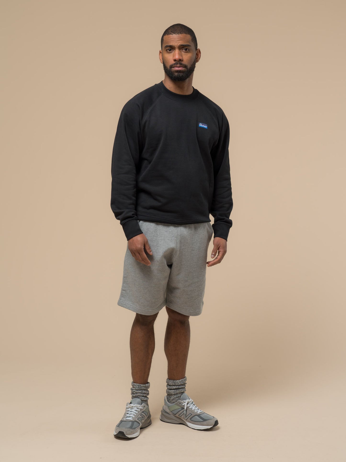 Penfield Mens Original Logo Sweatshirt in Black