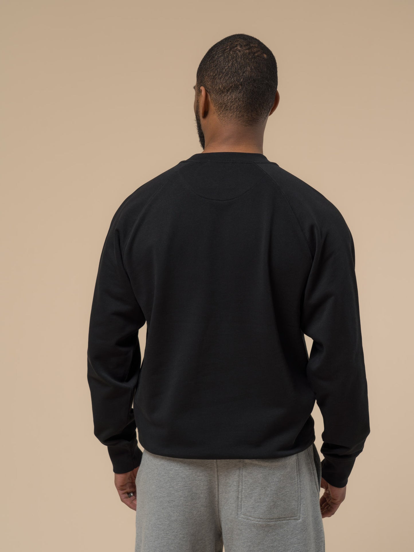 Penfield Mens Original Logo Sweatshirt in Black