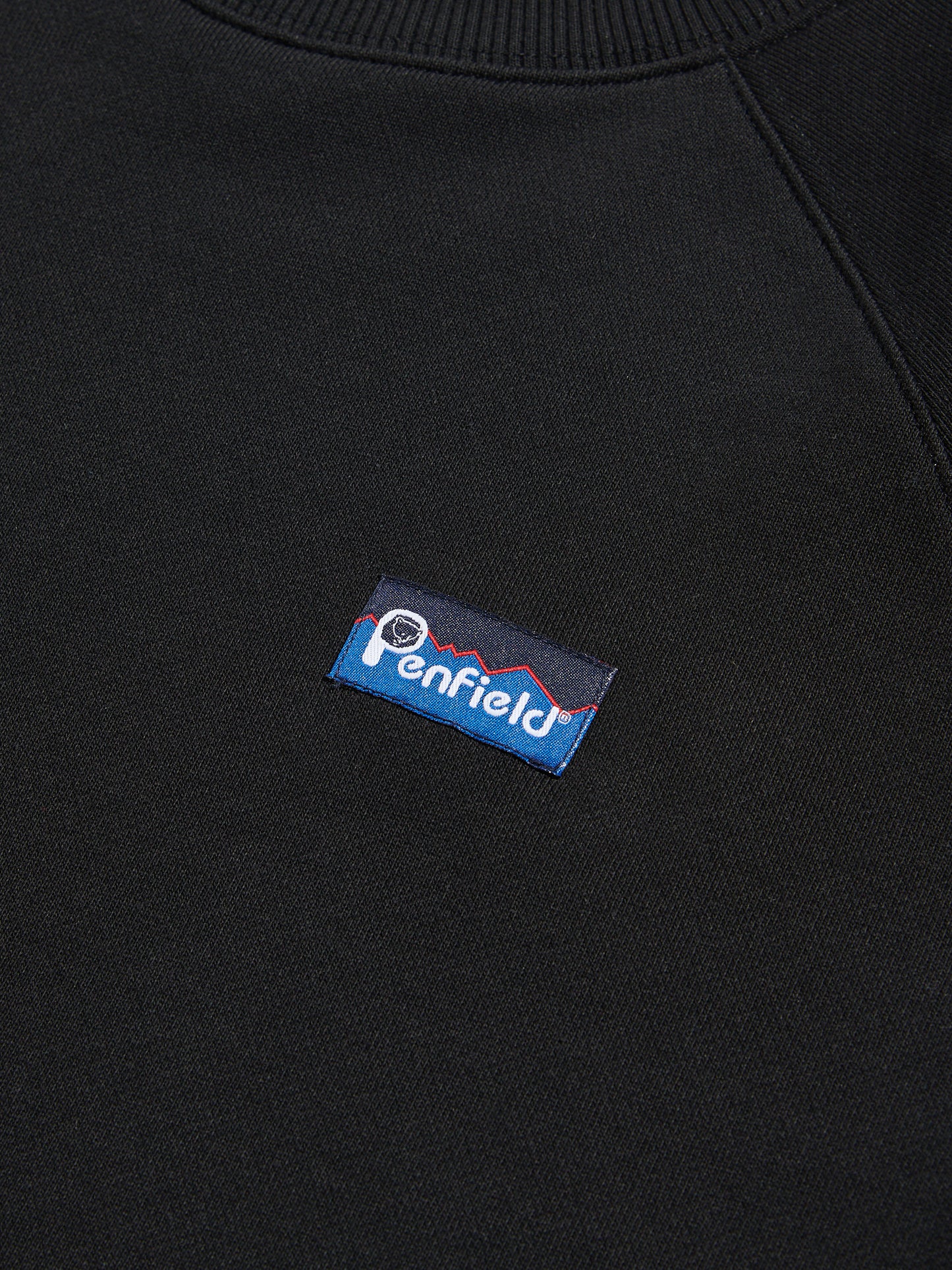Penfield Mens Original Logo Sweatshirt in Black