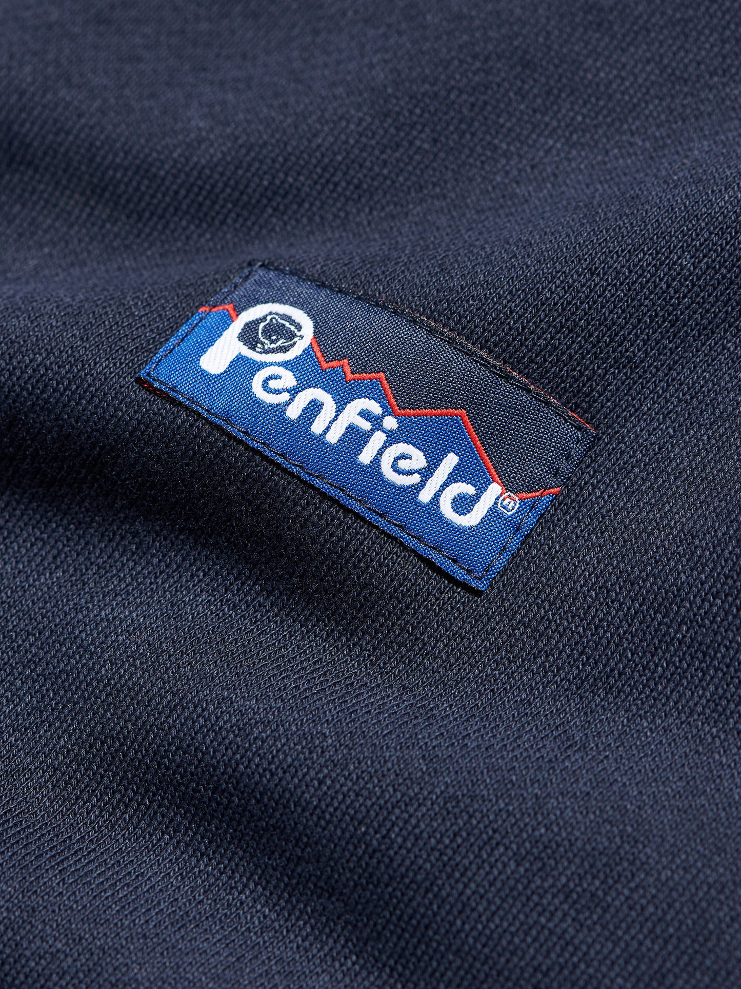 Penfield Mens Original Logo Sweatshirt in Navy Blue