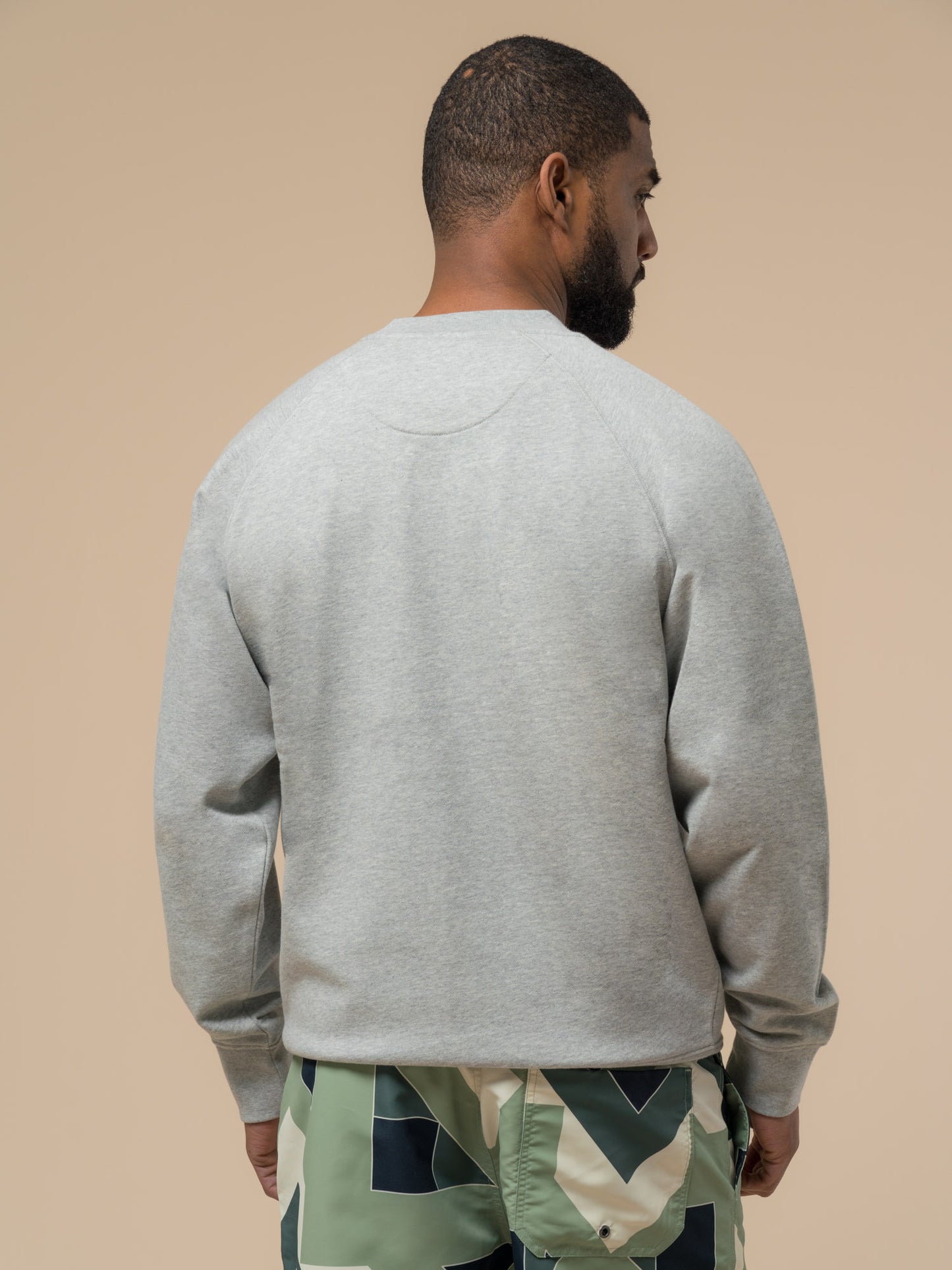 Penfield Mens Original Logo Sweatshirt in Athletic Grey Heather