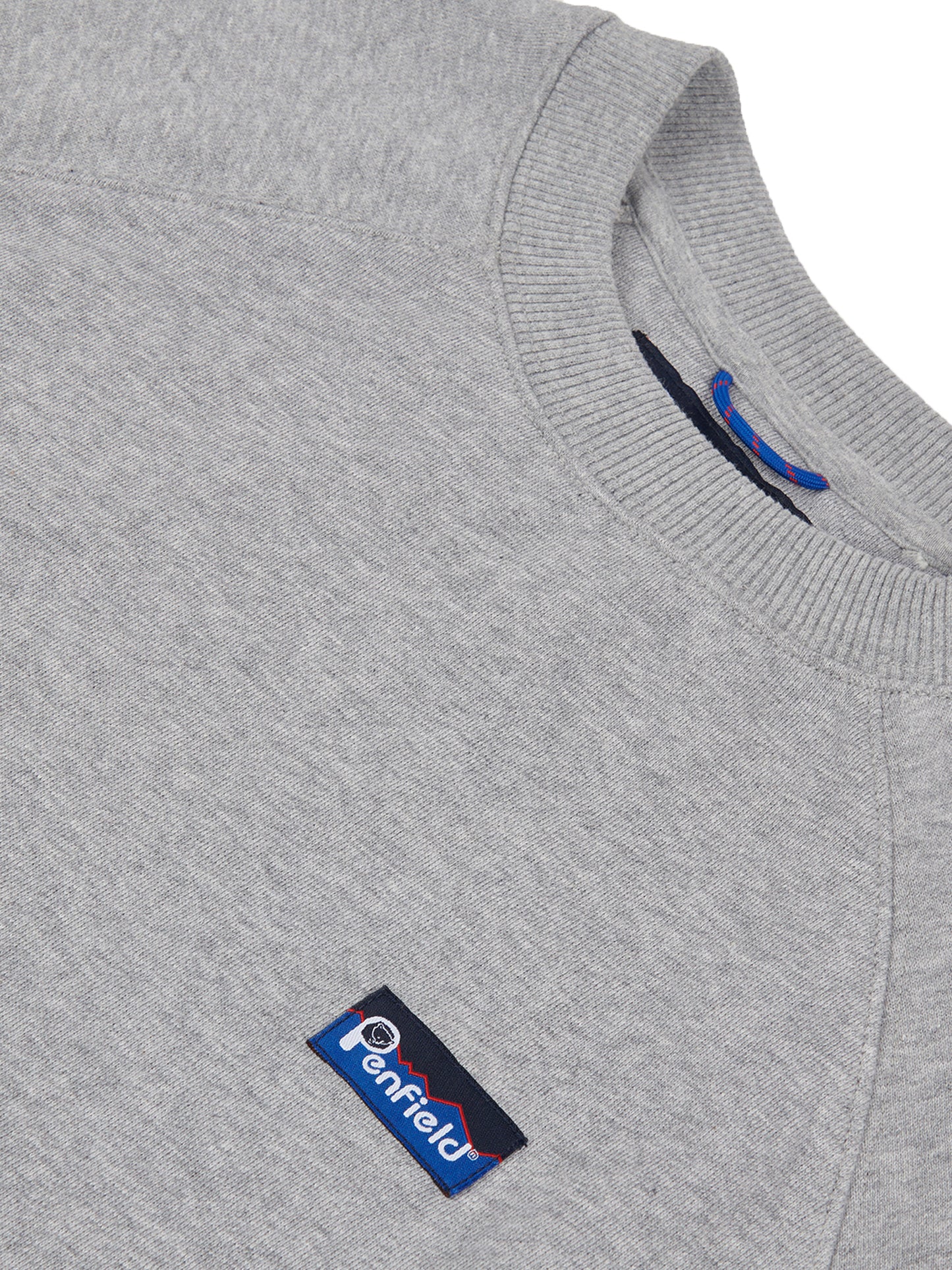 Penfield Mens Original Logo Sweatshirt in Athletic Grey Heather