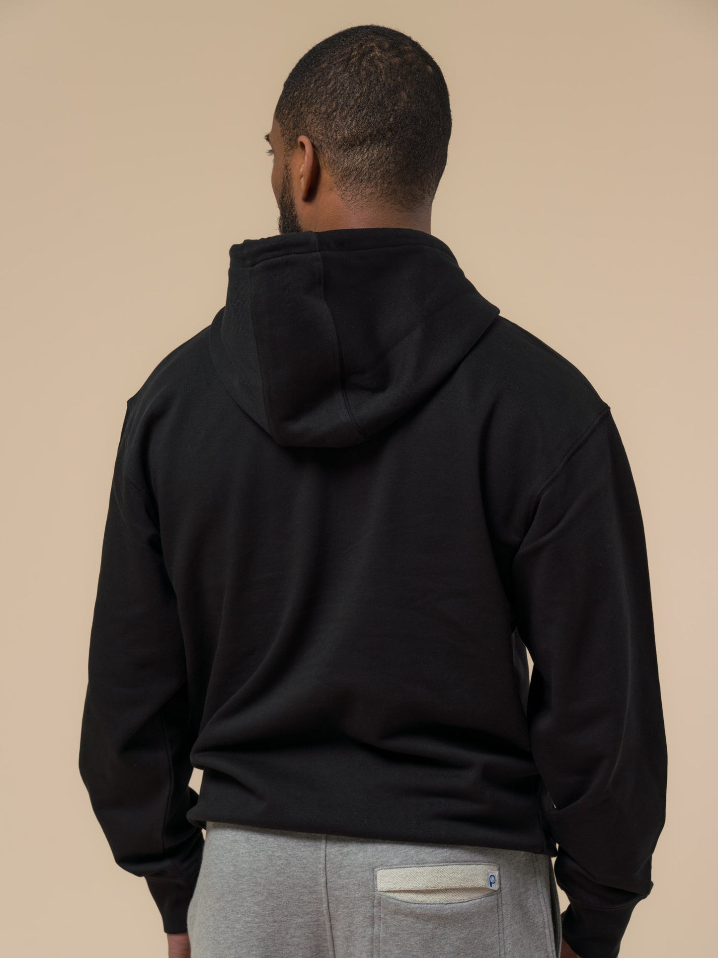 Penfield Mens Original Logo Hoodie in Black